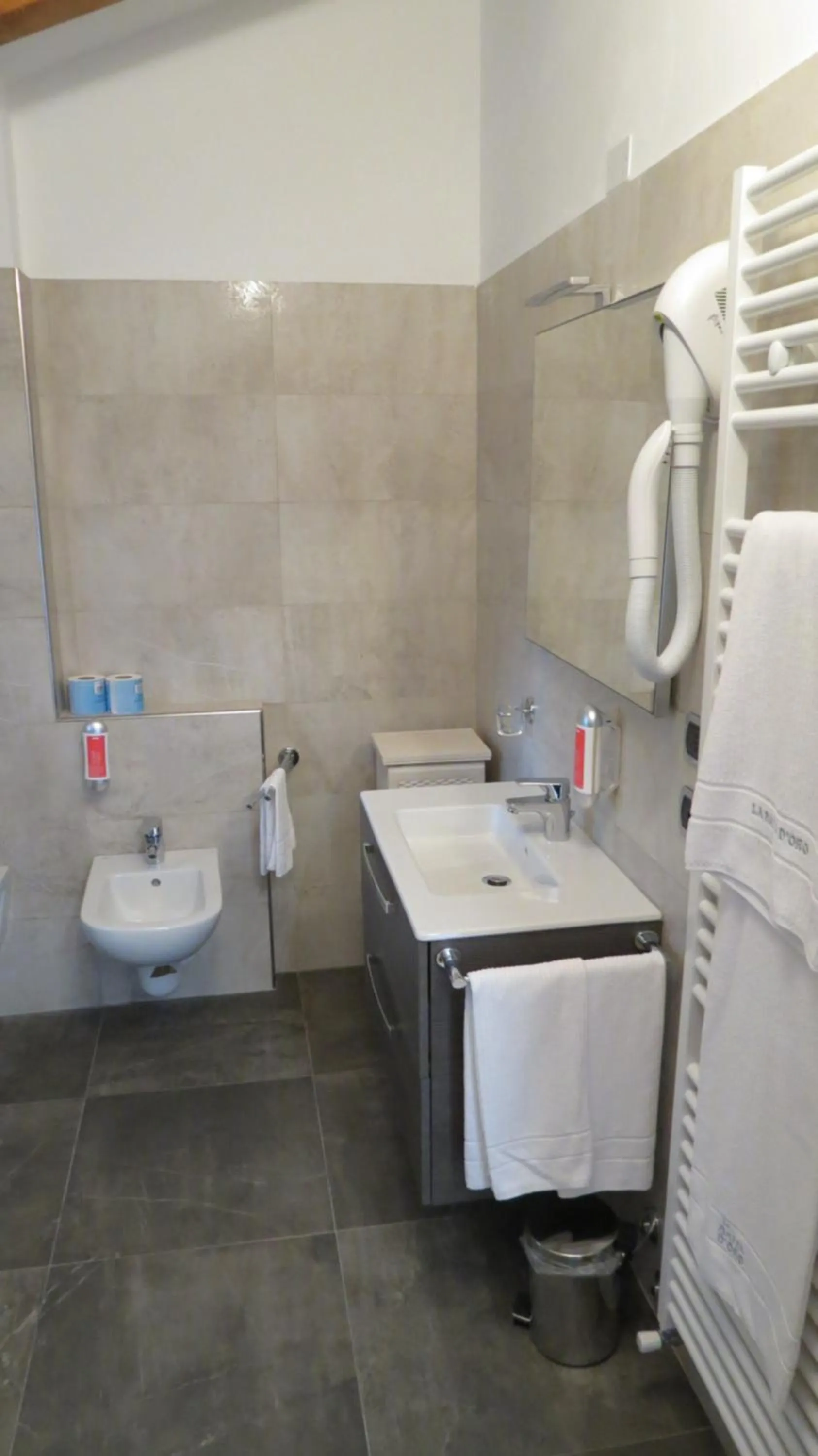 Bathroom in La Baita D'Oro Ristorante Residence