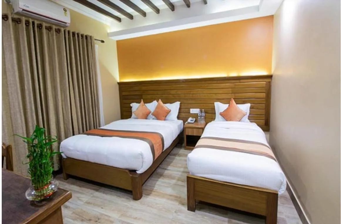 Bed in Hotel Sarawan