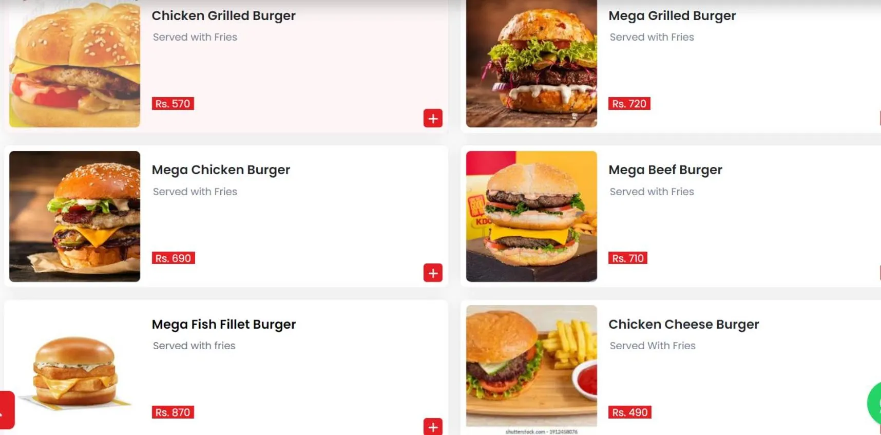 Food and drinks in Hotel Sarawan