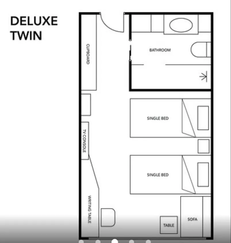 Floor plan in Hotel Sarawan