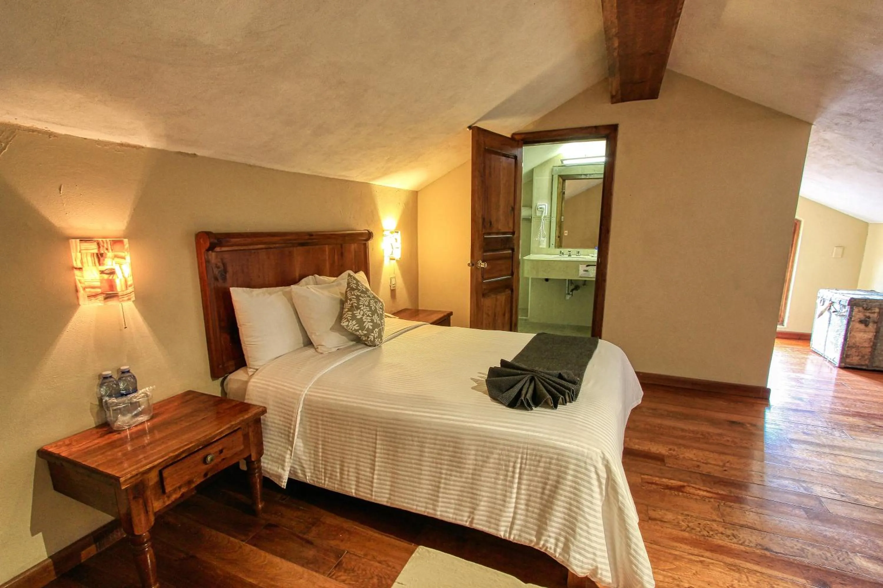 Bed in Hotel San Marcos