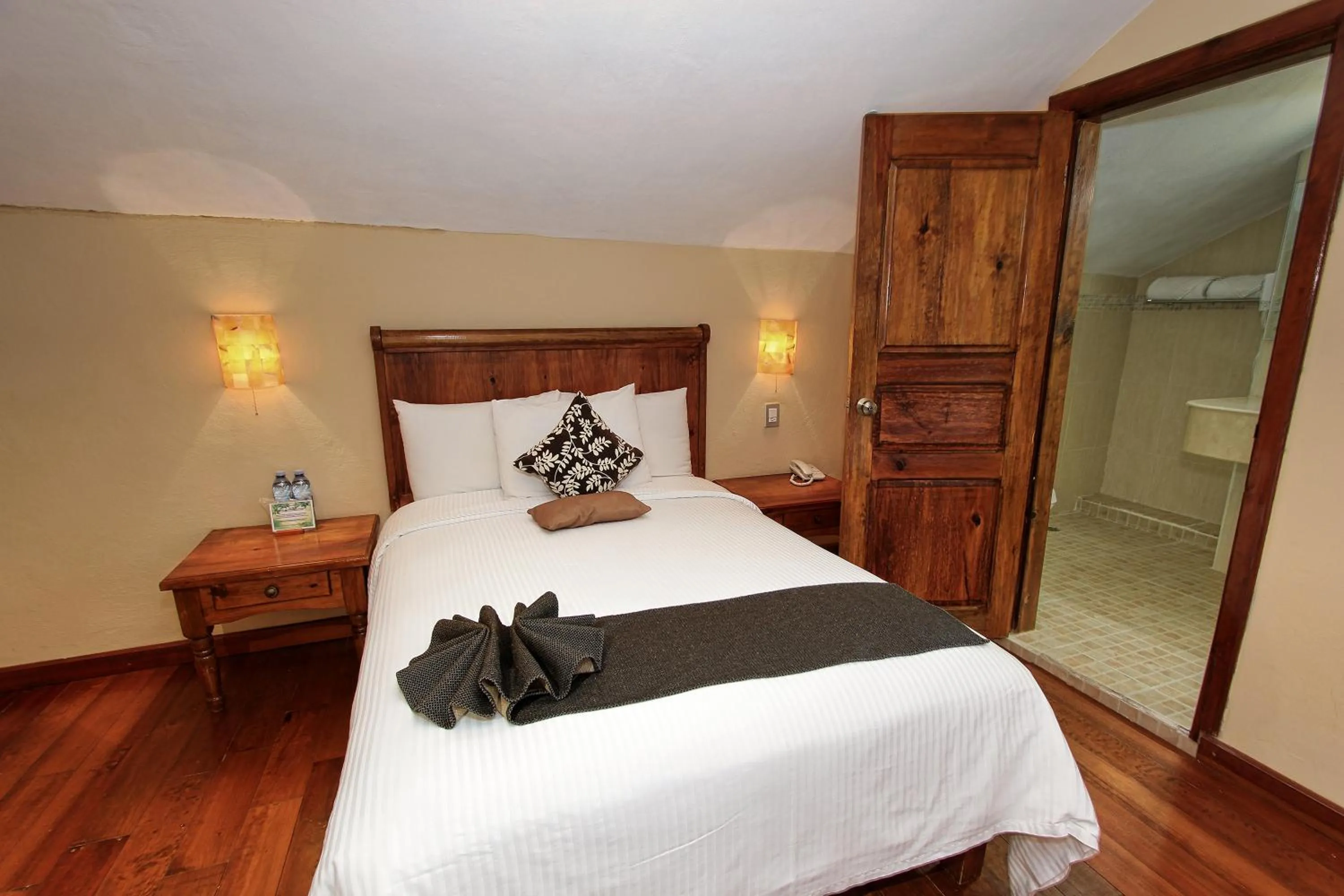 Bed in Hotel San Marcos