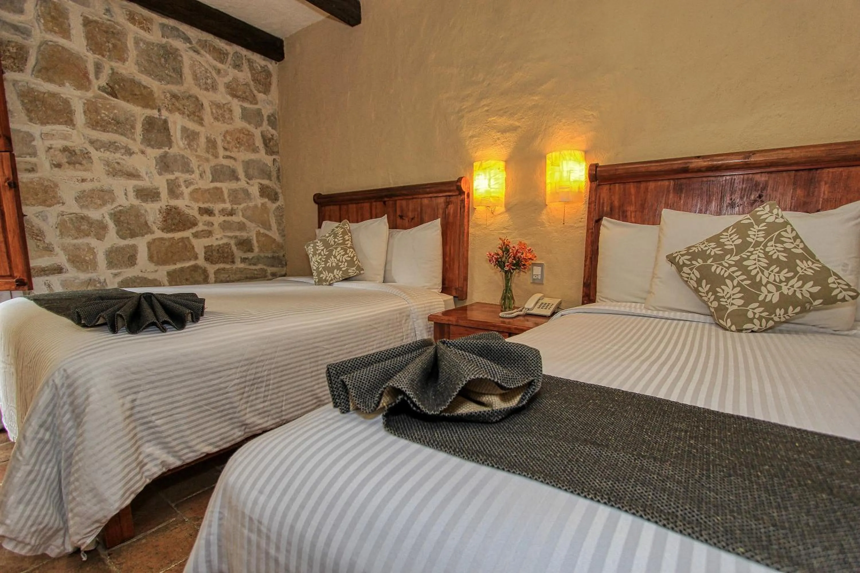 Bed in Hotel San Marcos