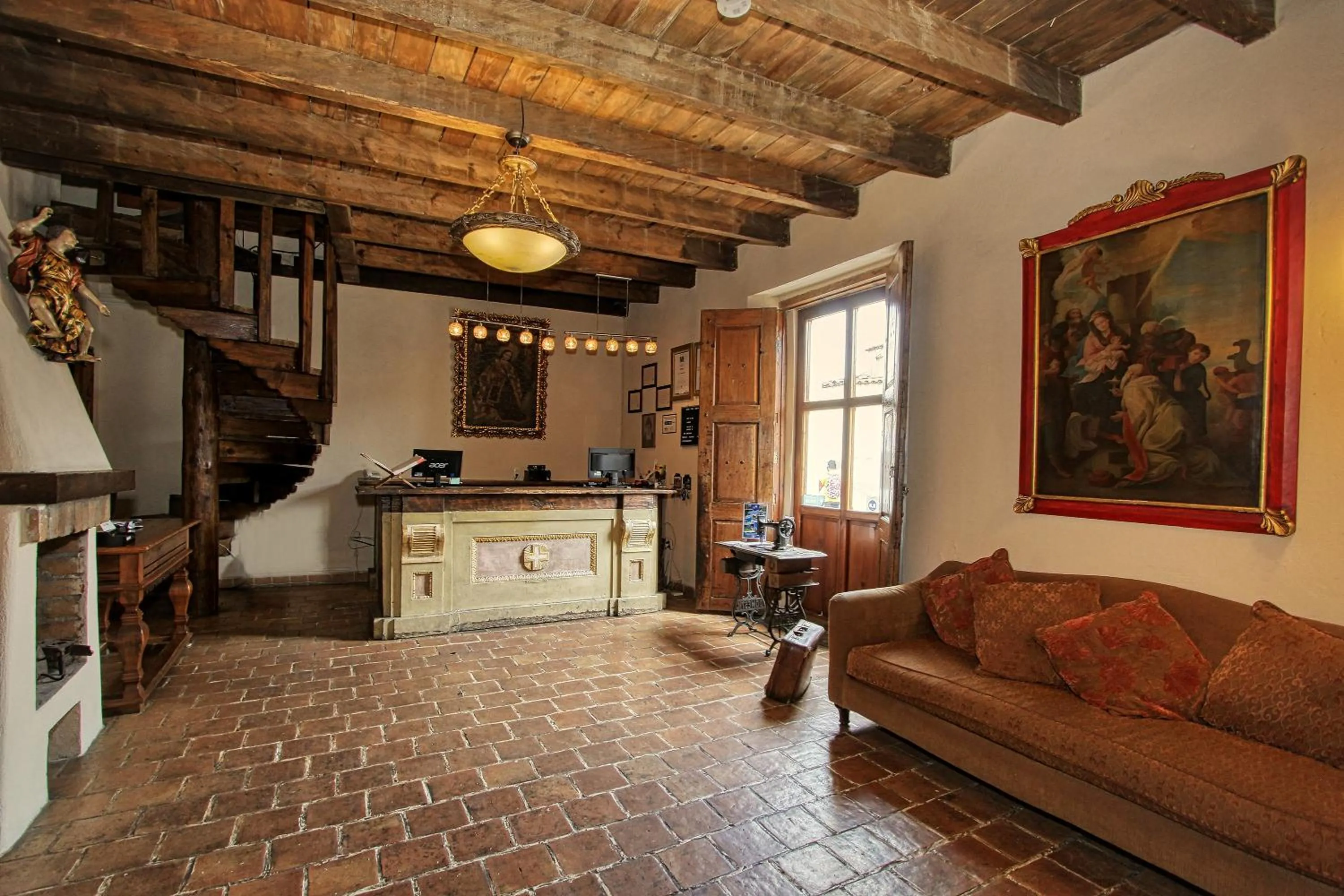 Lobby or reception in Hotel San Marcos