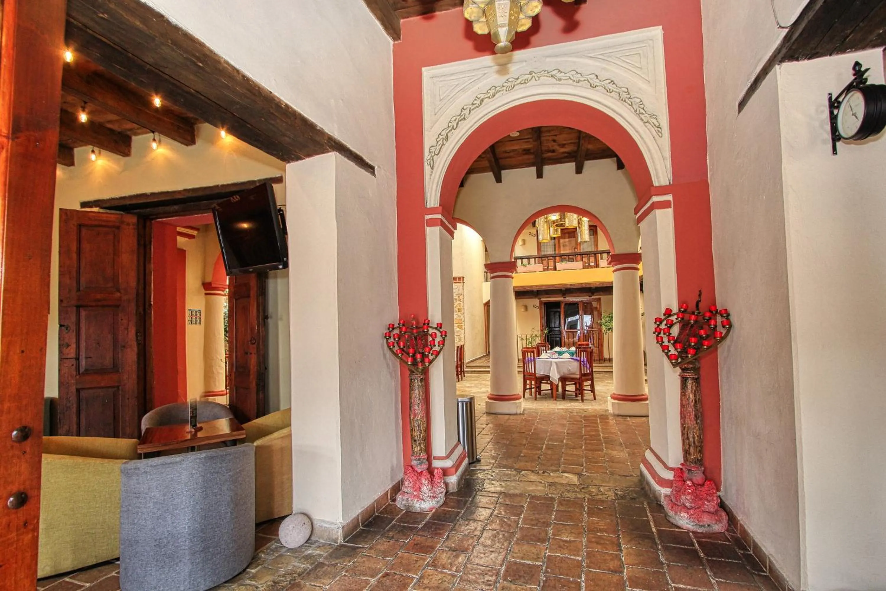 Lobby or reception in Hotel San Marcos