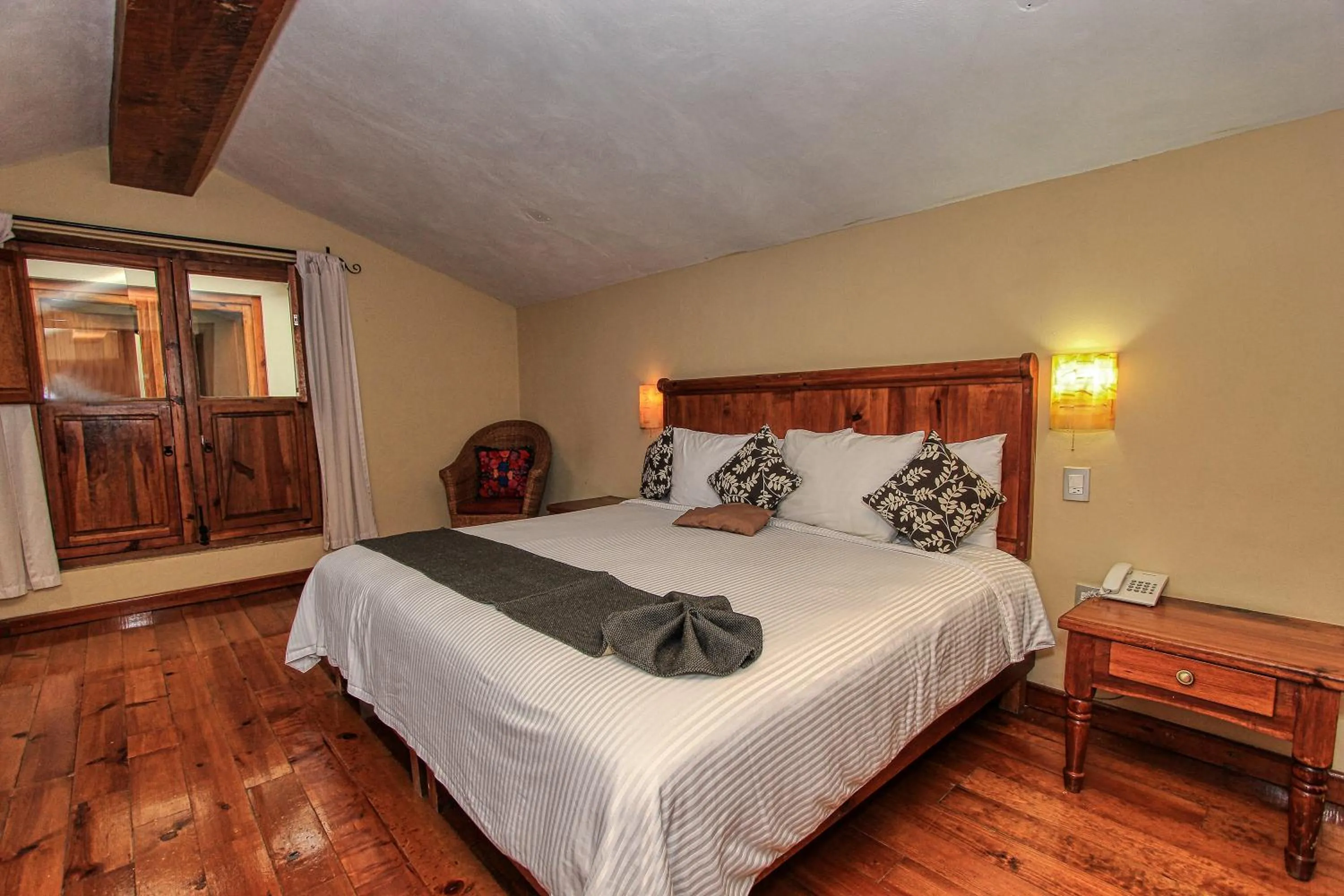 Bed in Hotel San Marcos