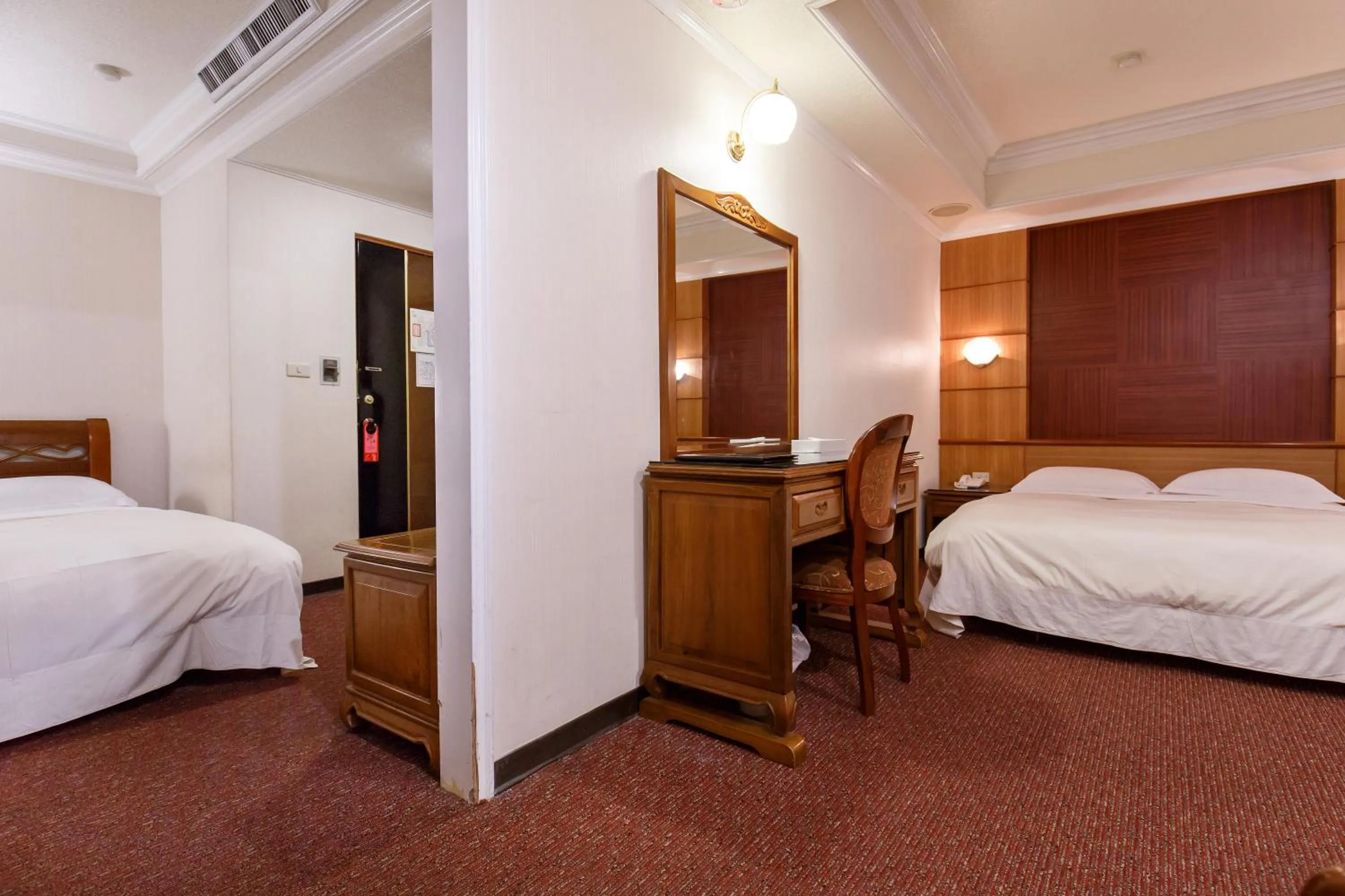 Decorative detail, Bed in Champion Hotel