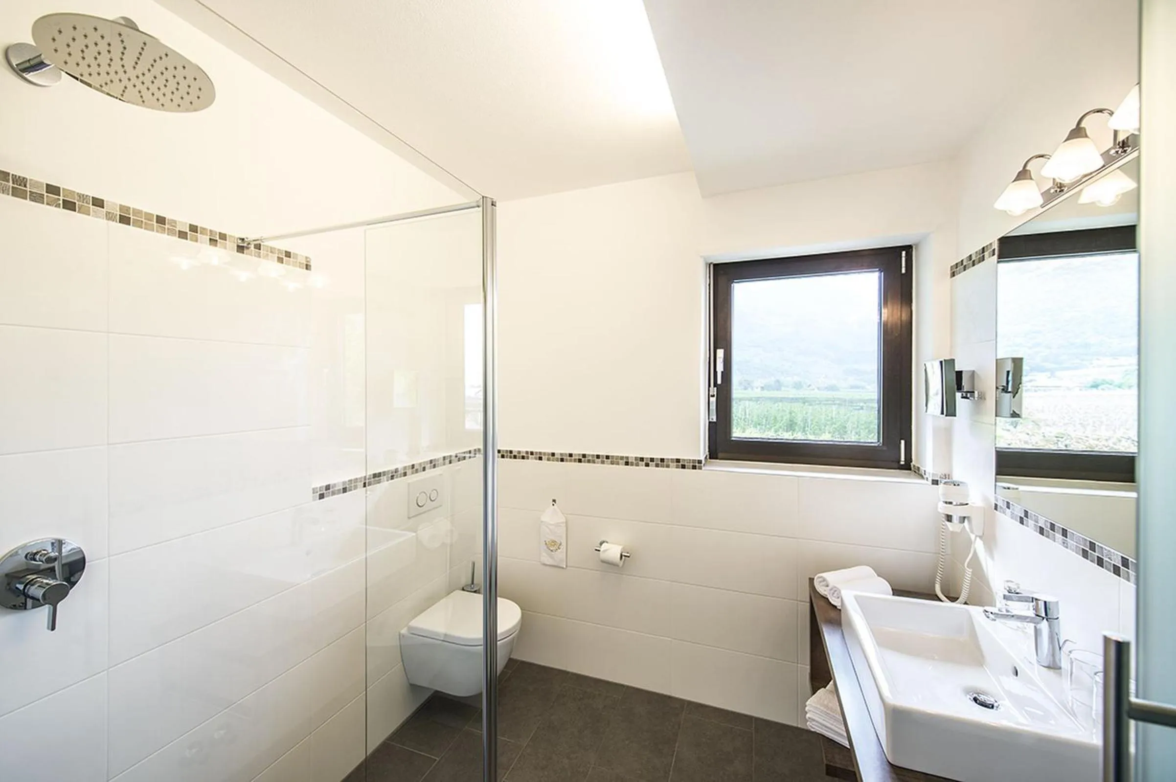 Shower in Pension Appartment Hecherhof