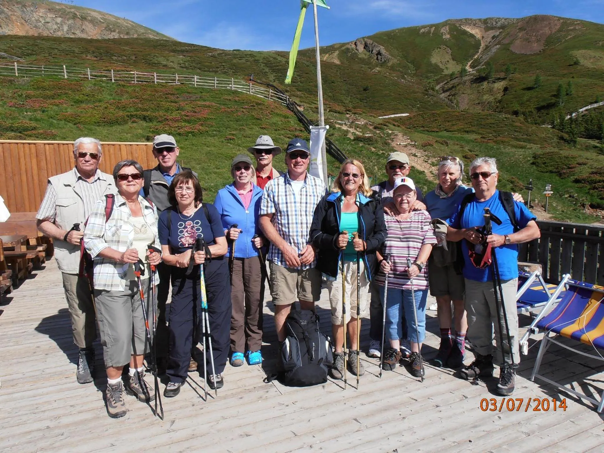 group of guests in Pension Appartment Hecherhof