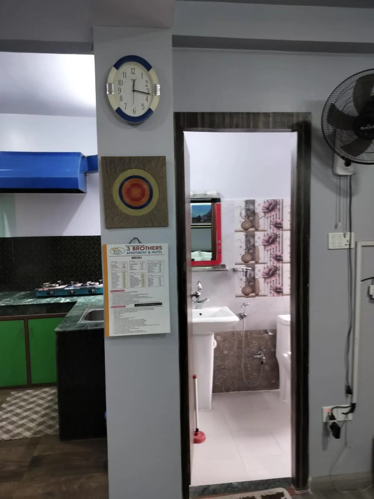 Bed in Three Brothers Apartment and Hotel