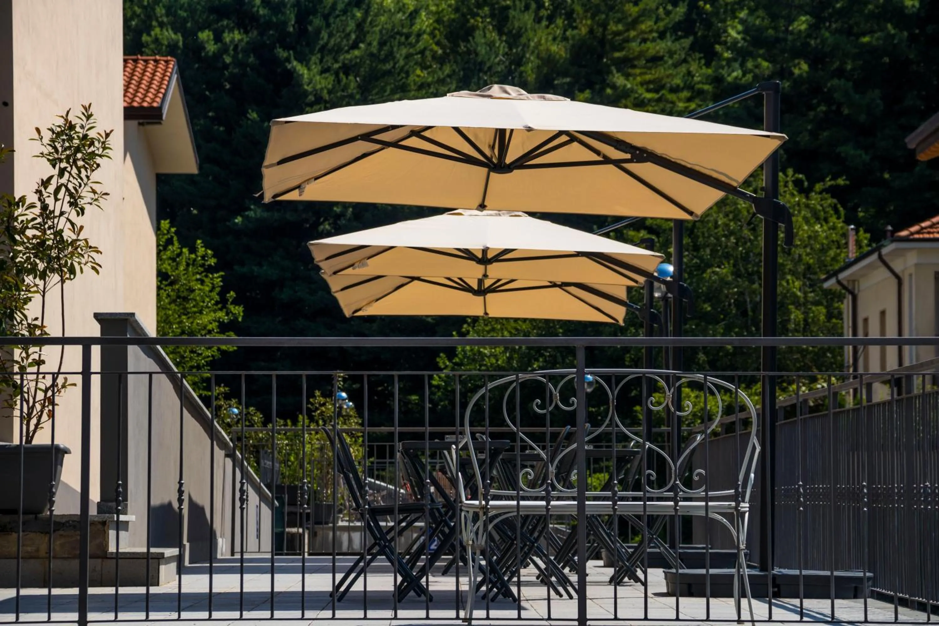 Balcony/Terrace in Hotel Rossovino Como