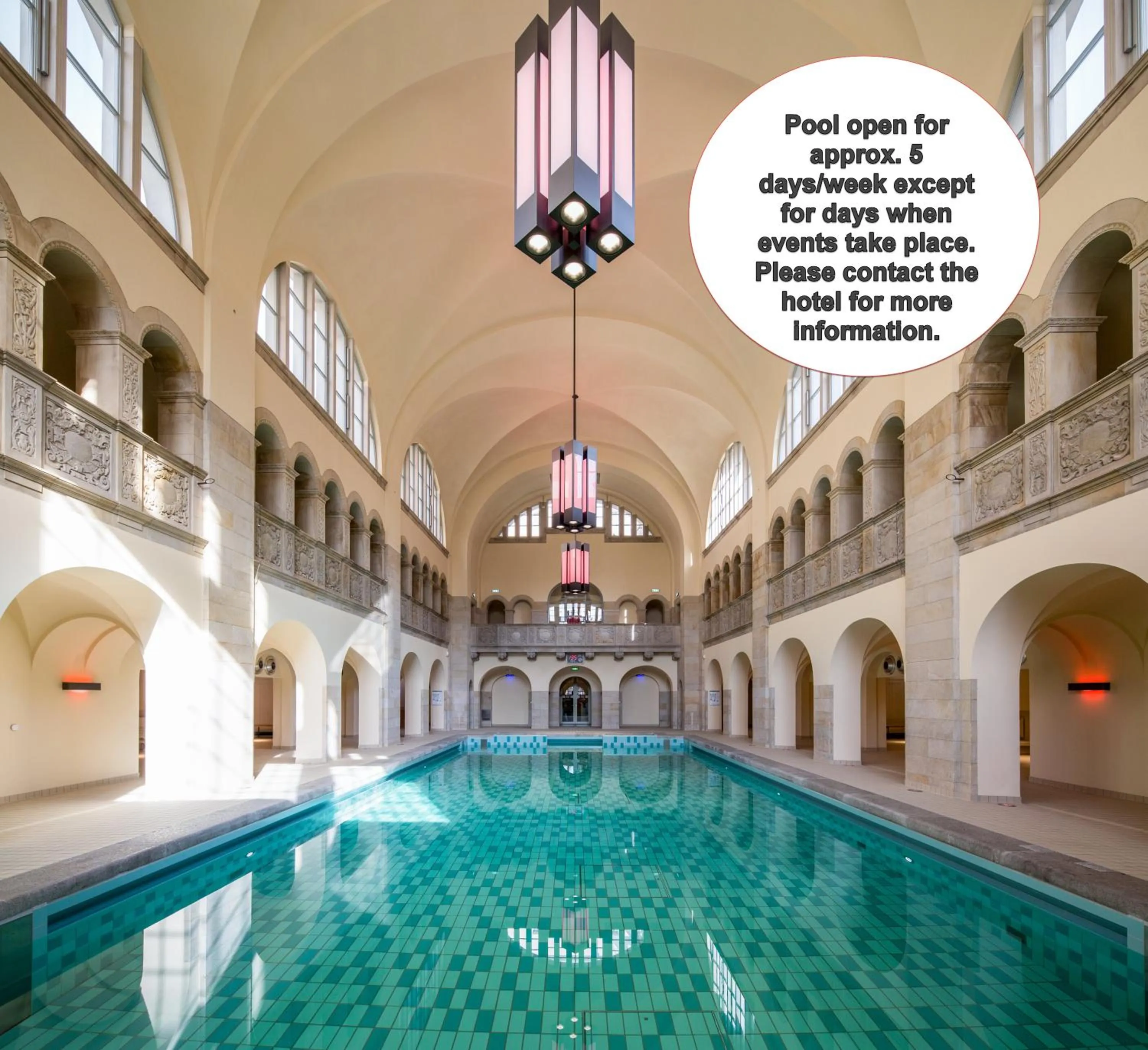 Swimming pool in Hotel Oderberger