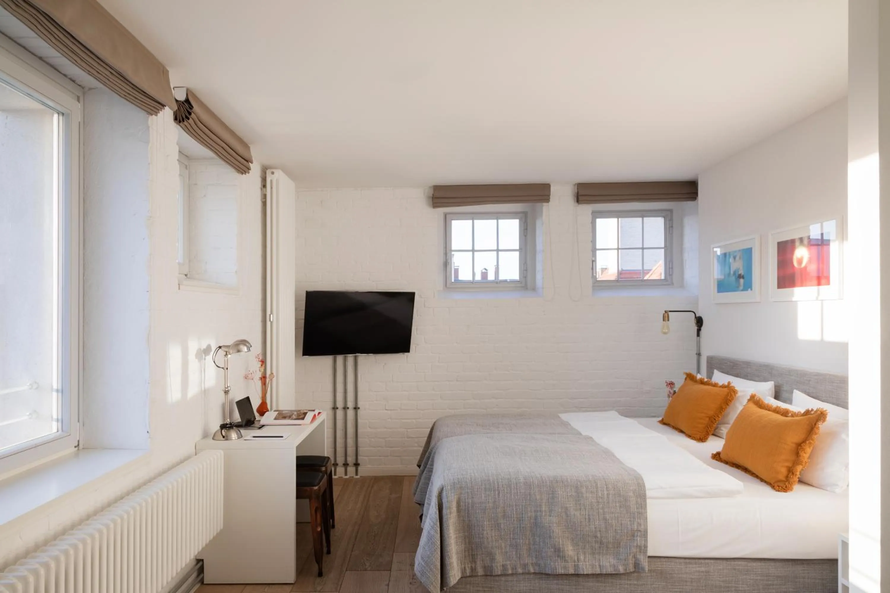 Bedroom, Bed in Hotel Oderberger