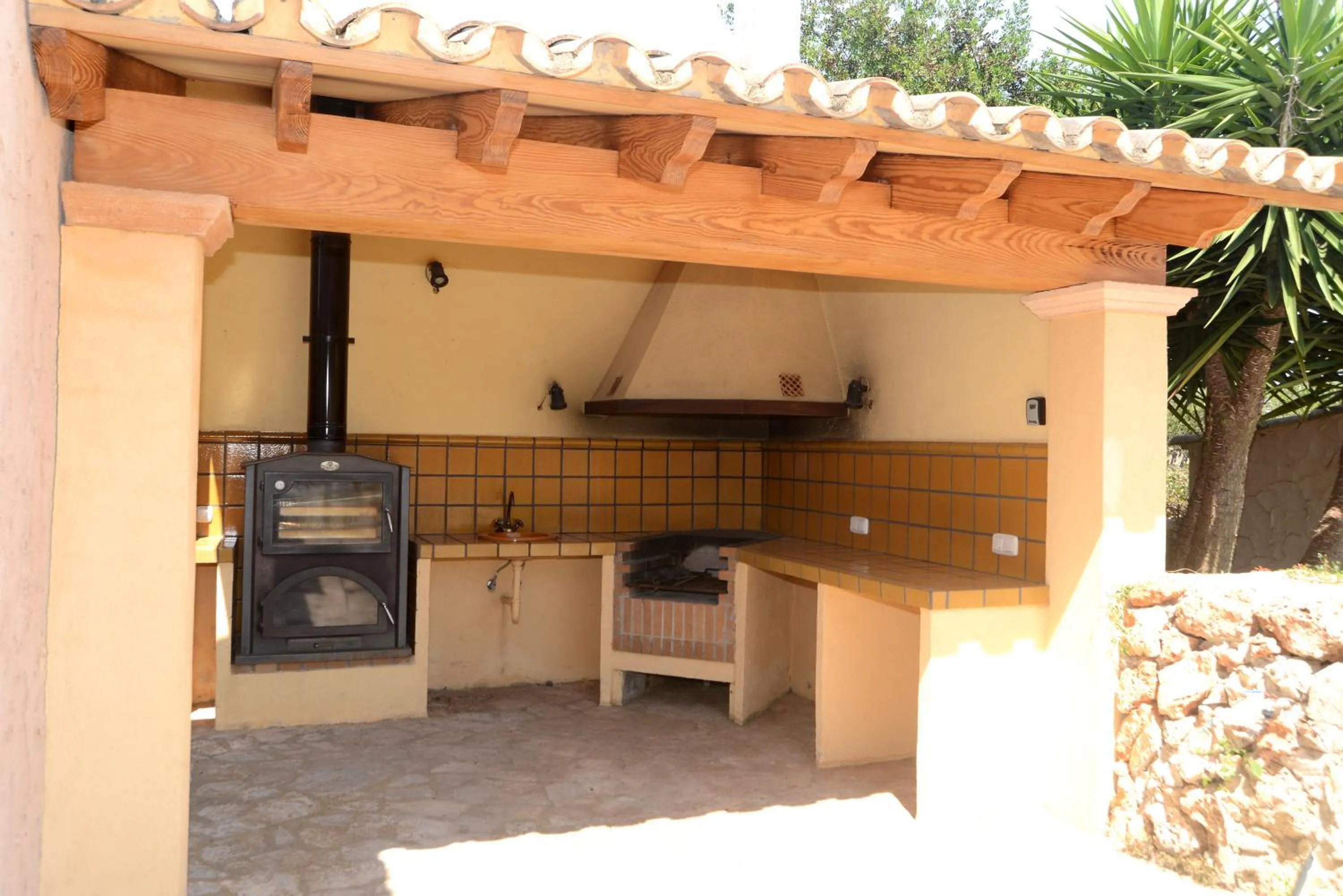 BBQ facilities in Can Porretí Agroturisme
