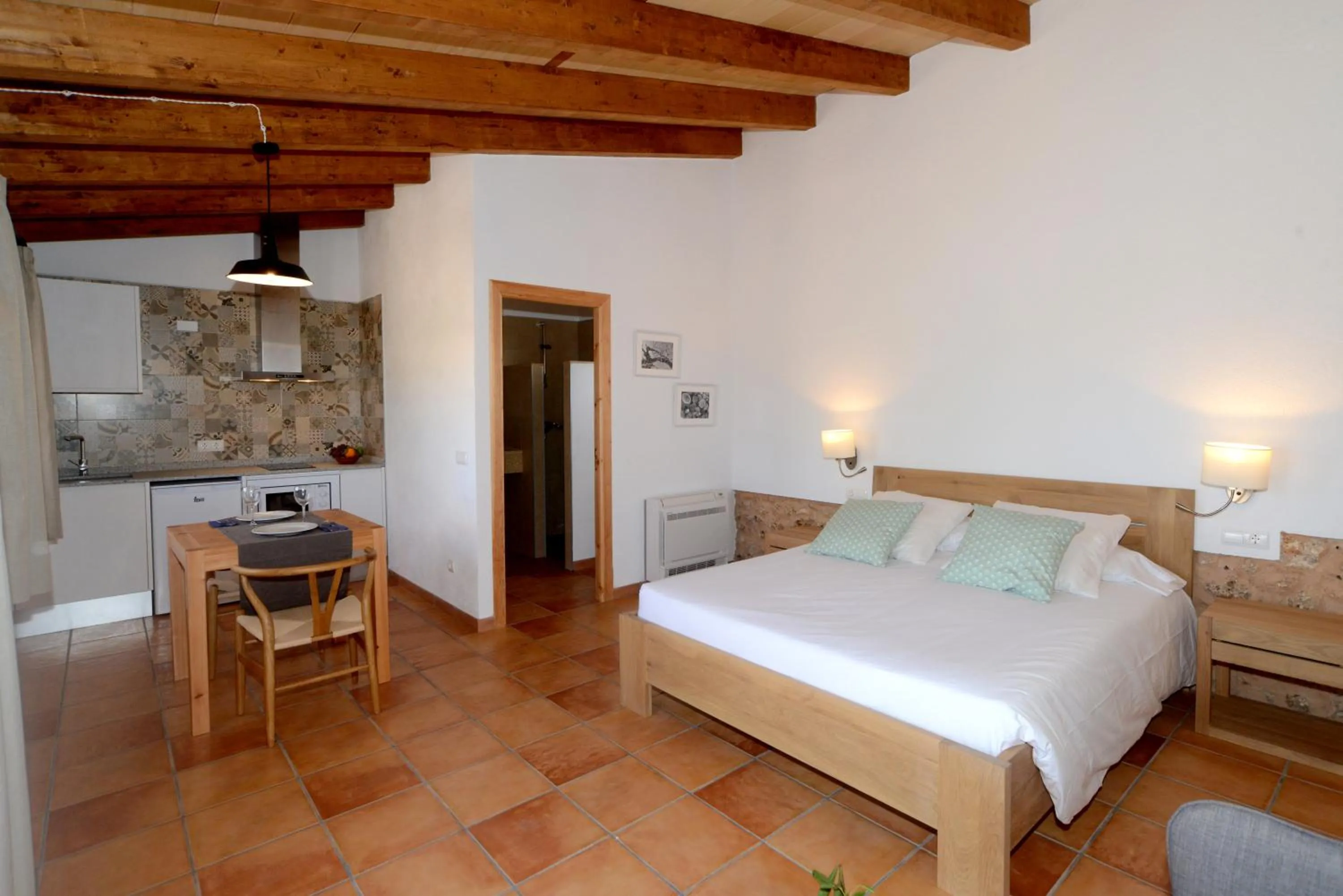 Bedroom, Bed in Can Porretí Agroturisme