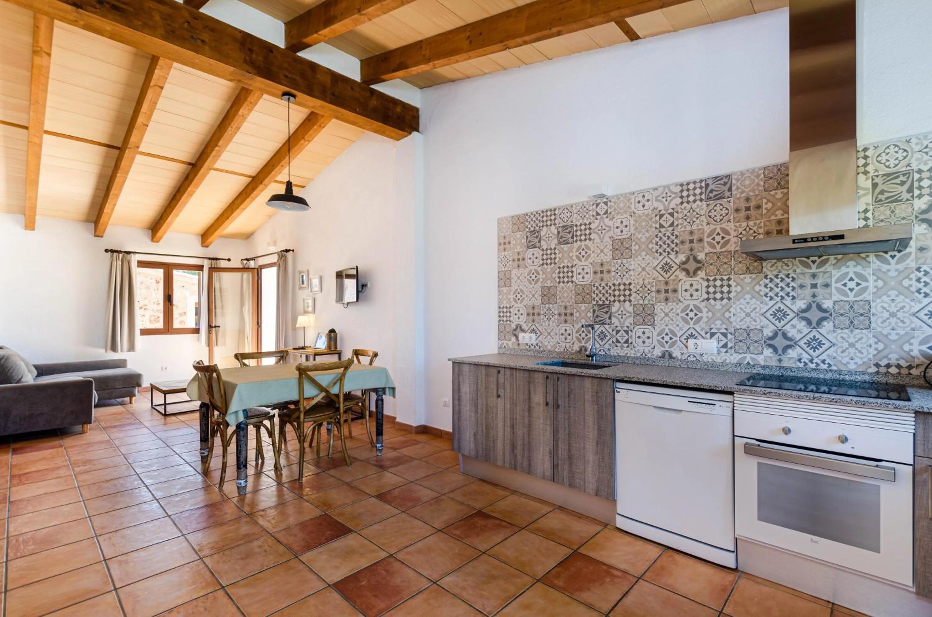 Kitchen or kitchenette in Can Porretí Agroturisme