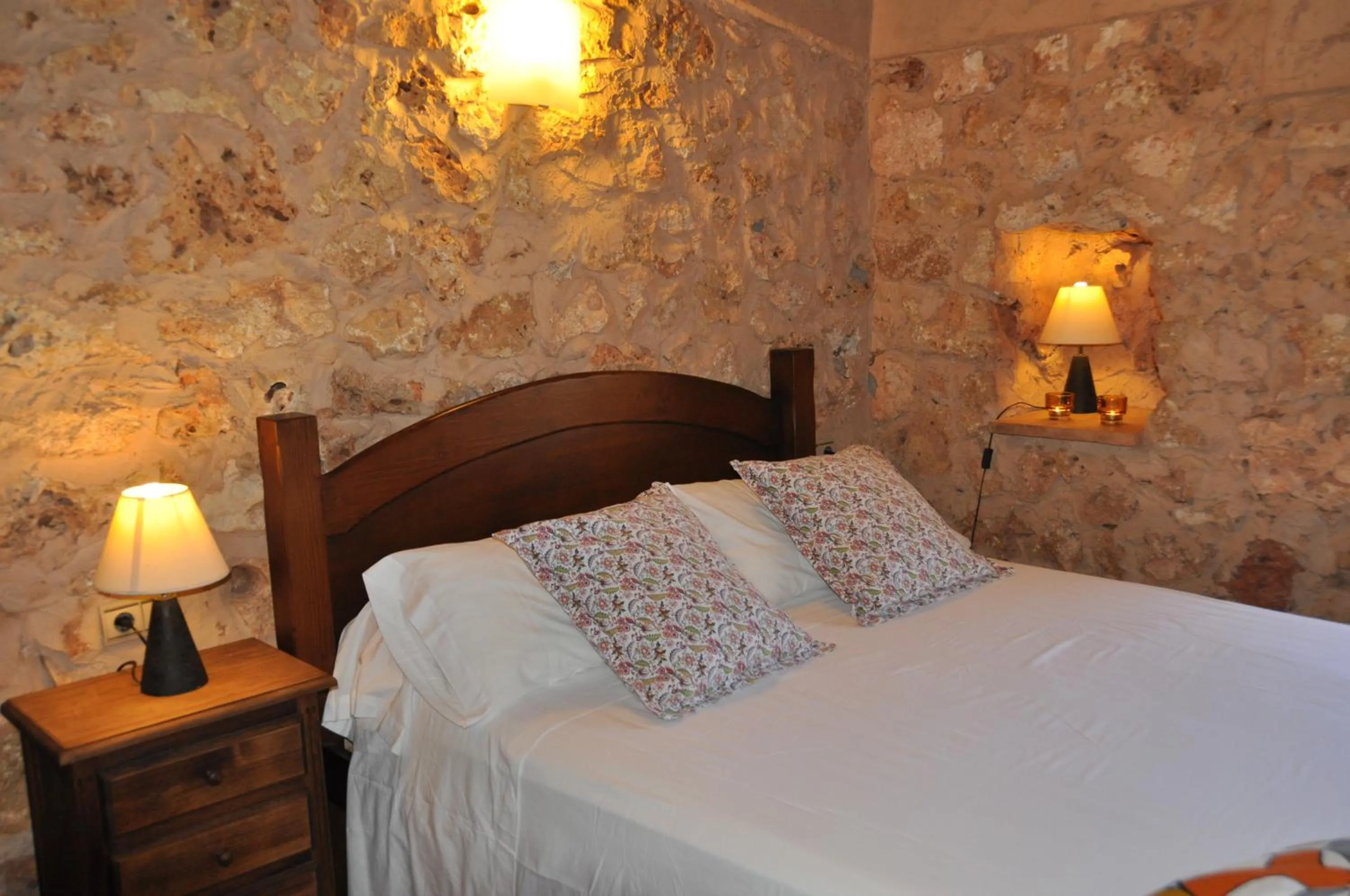 Bedroom, Bed in Can Porretí Agroturisme