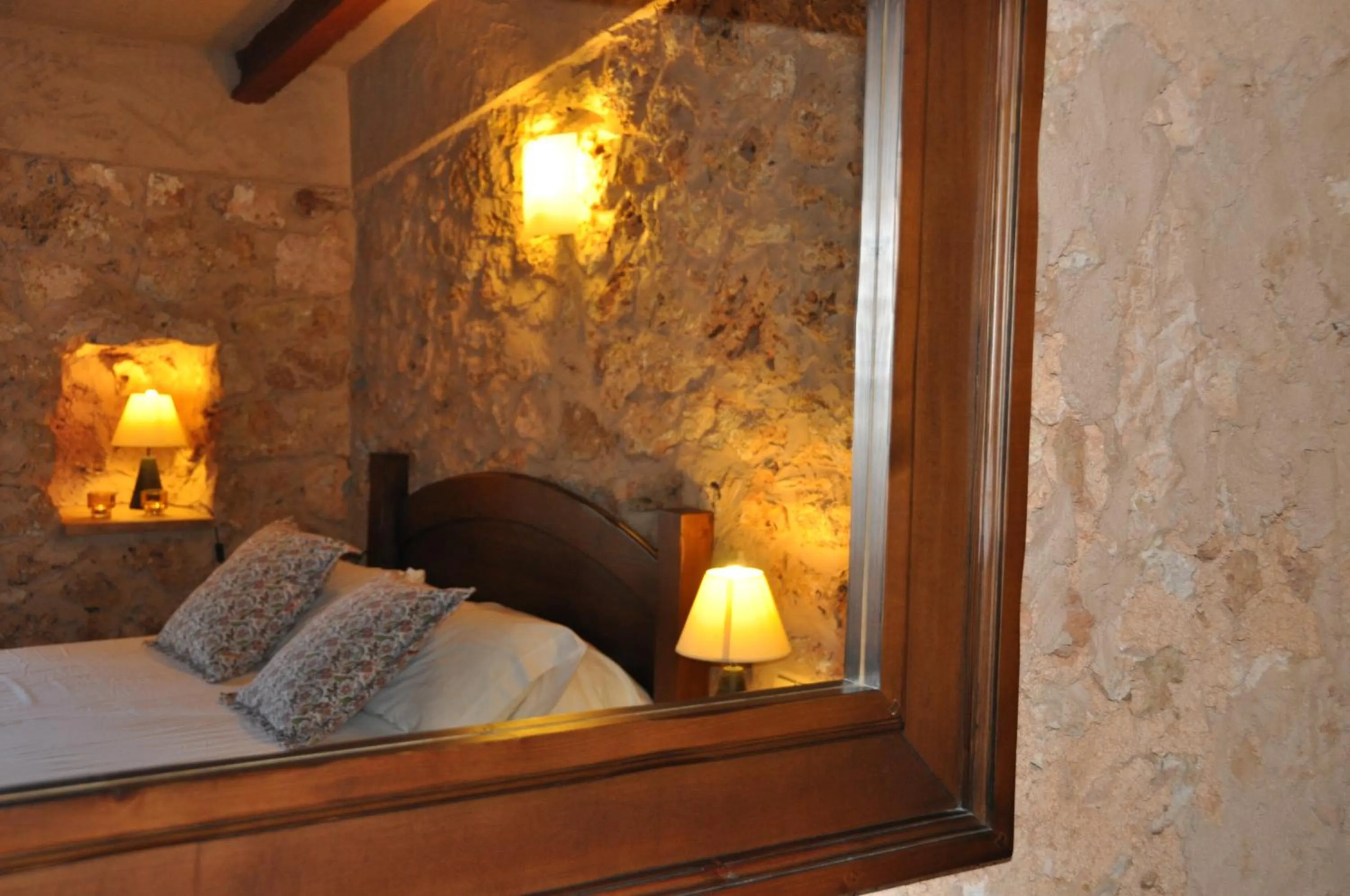 Bedroom, Bed in Can Porretí Agroturisme