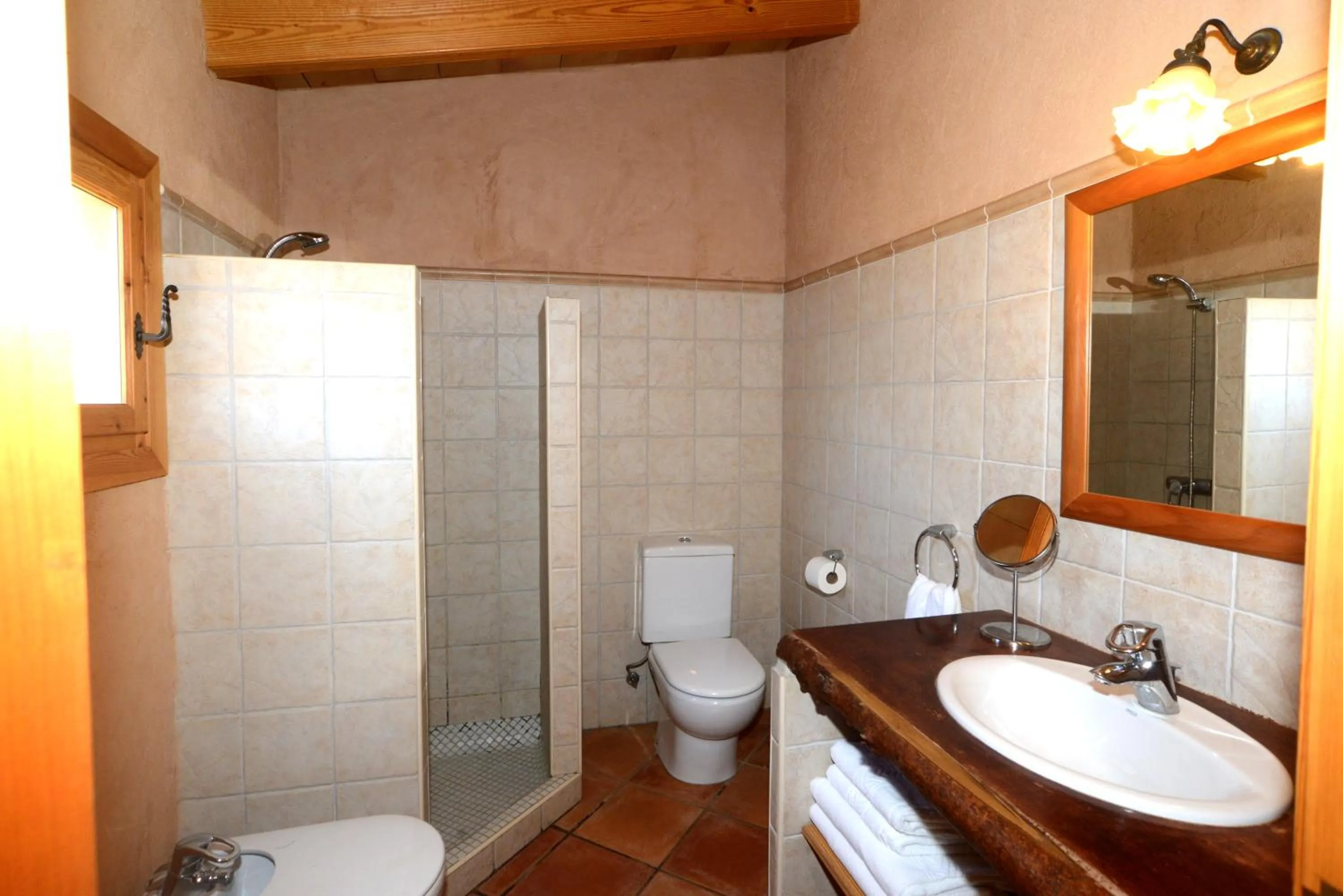 Bathroom in Can Porretí Agroturisme