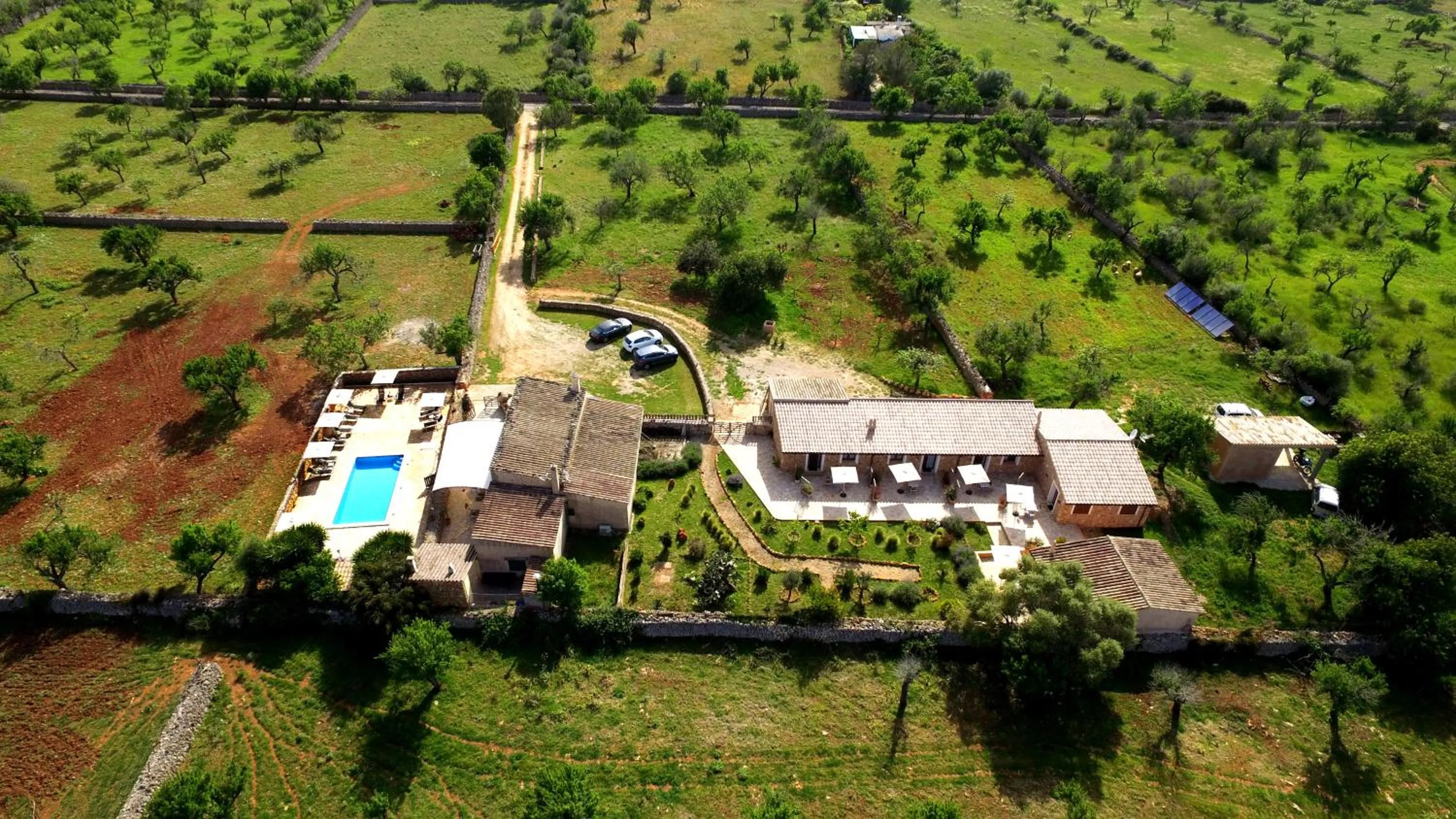 Bird's eye view in Can Porretí Agroturisme