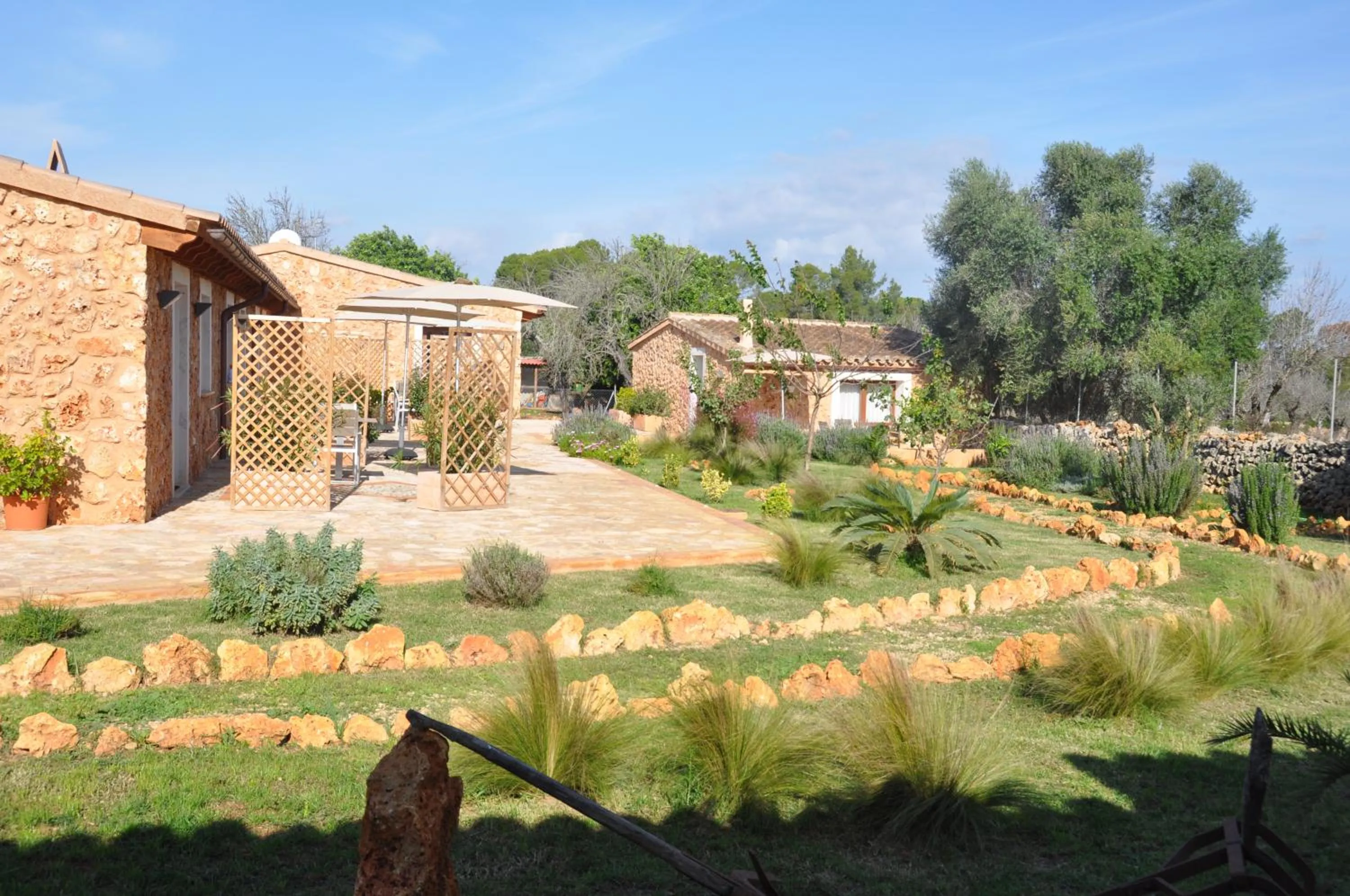 Garden view in Can Porretí Agroturisme