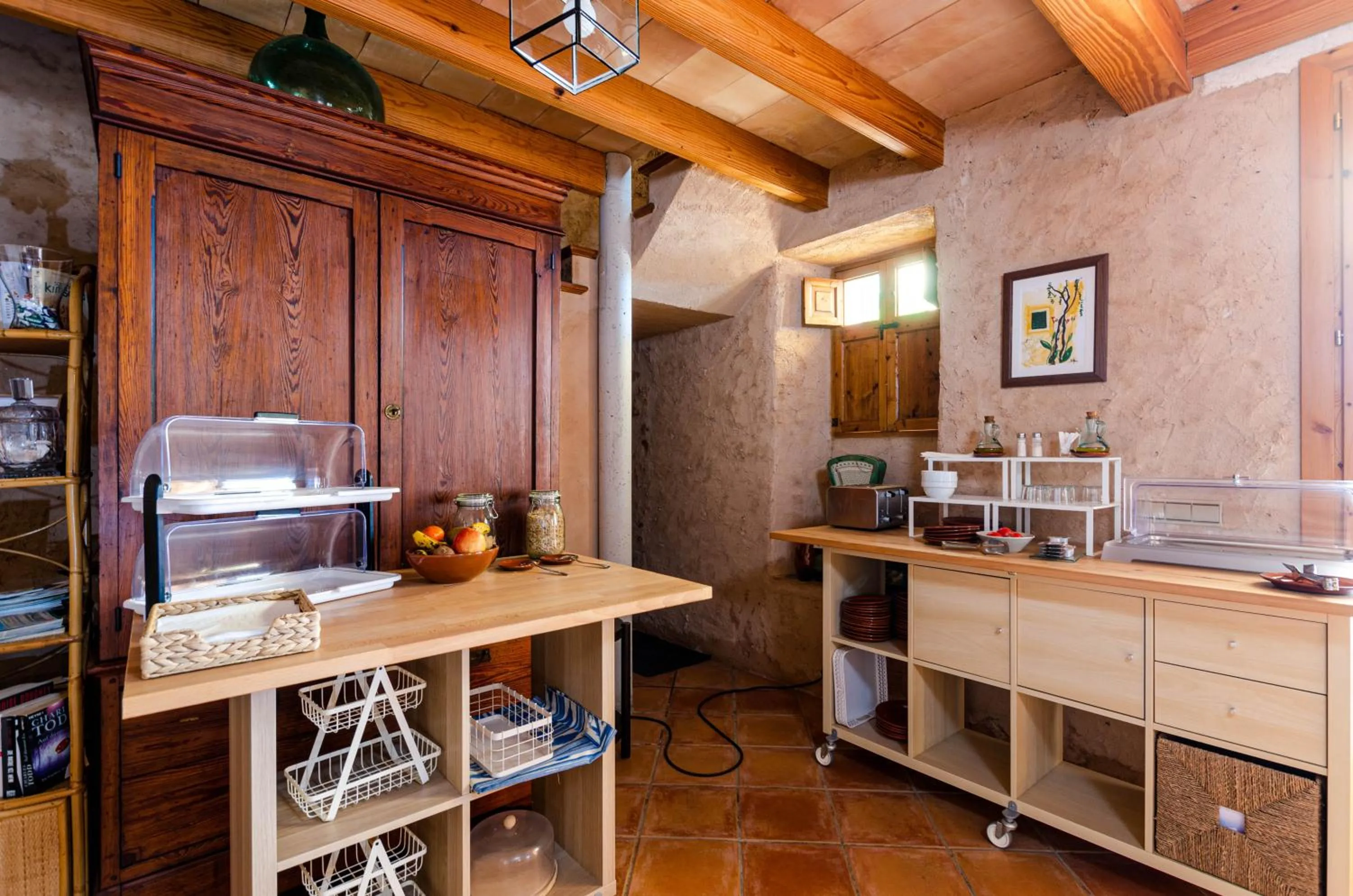 Dining area in Can Porretí Agroturisme