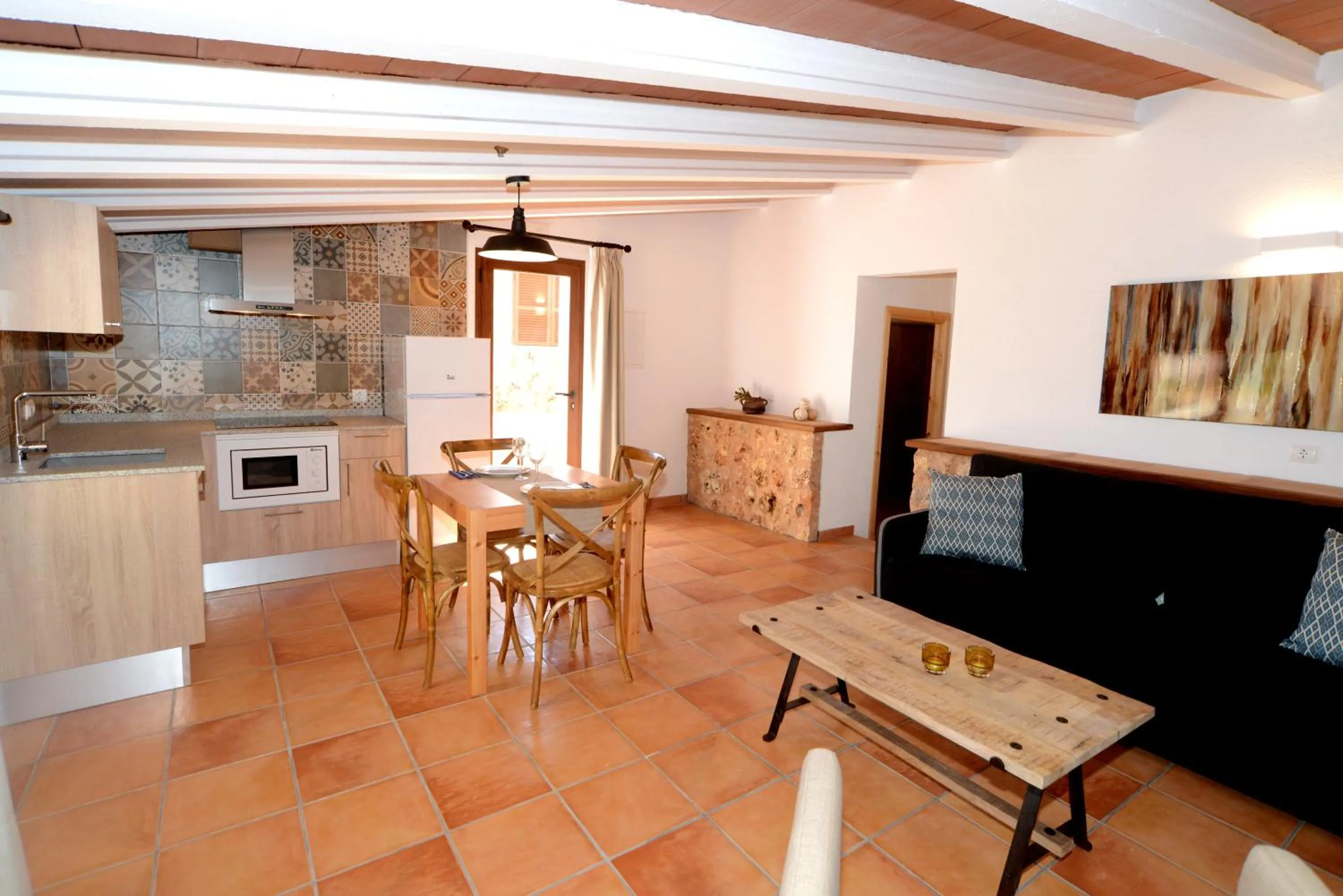 Dining area in Can Porretí Agroturisme