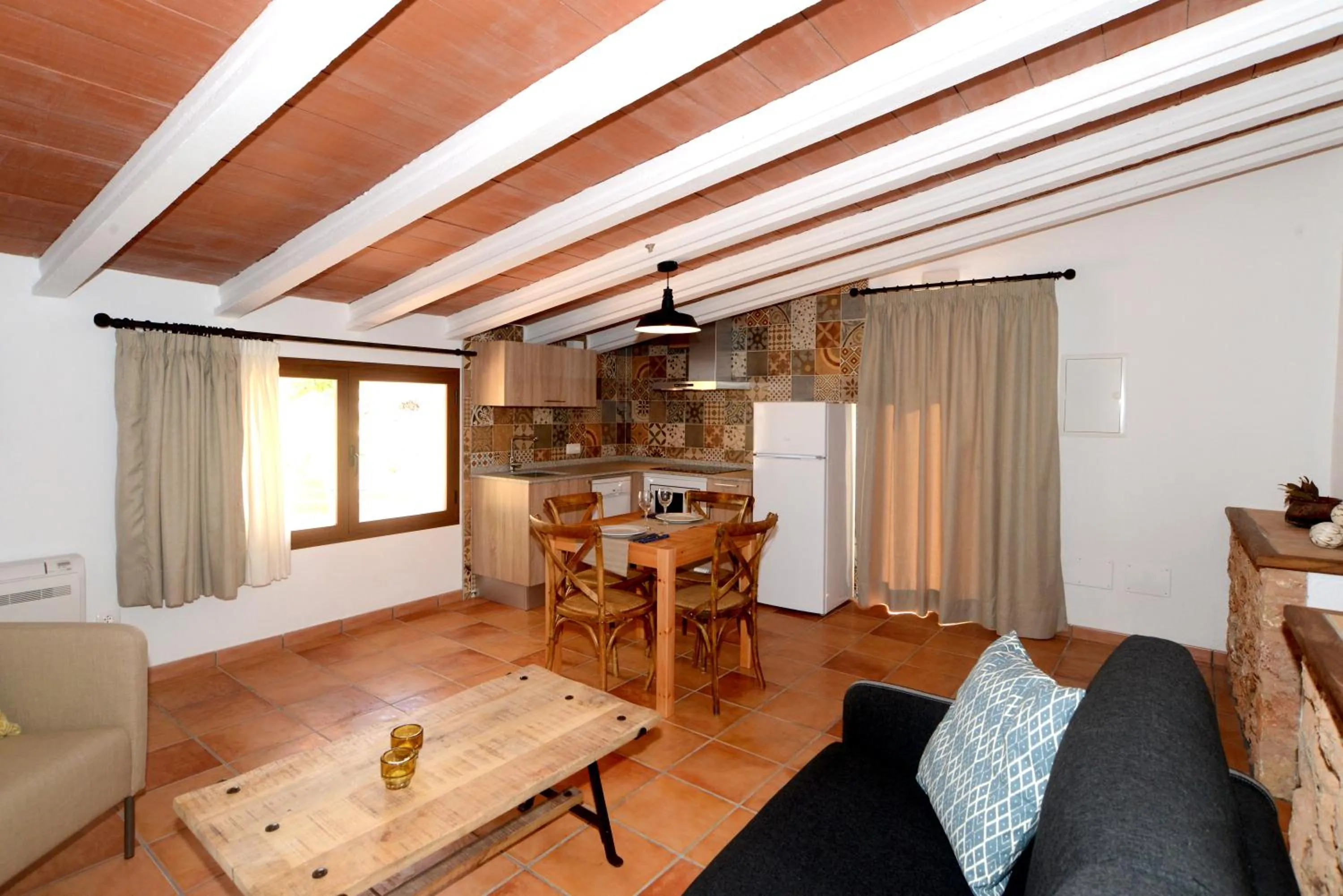 Dining area in Can Porretí Agroturisme