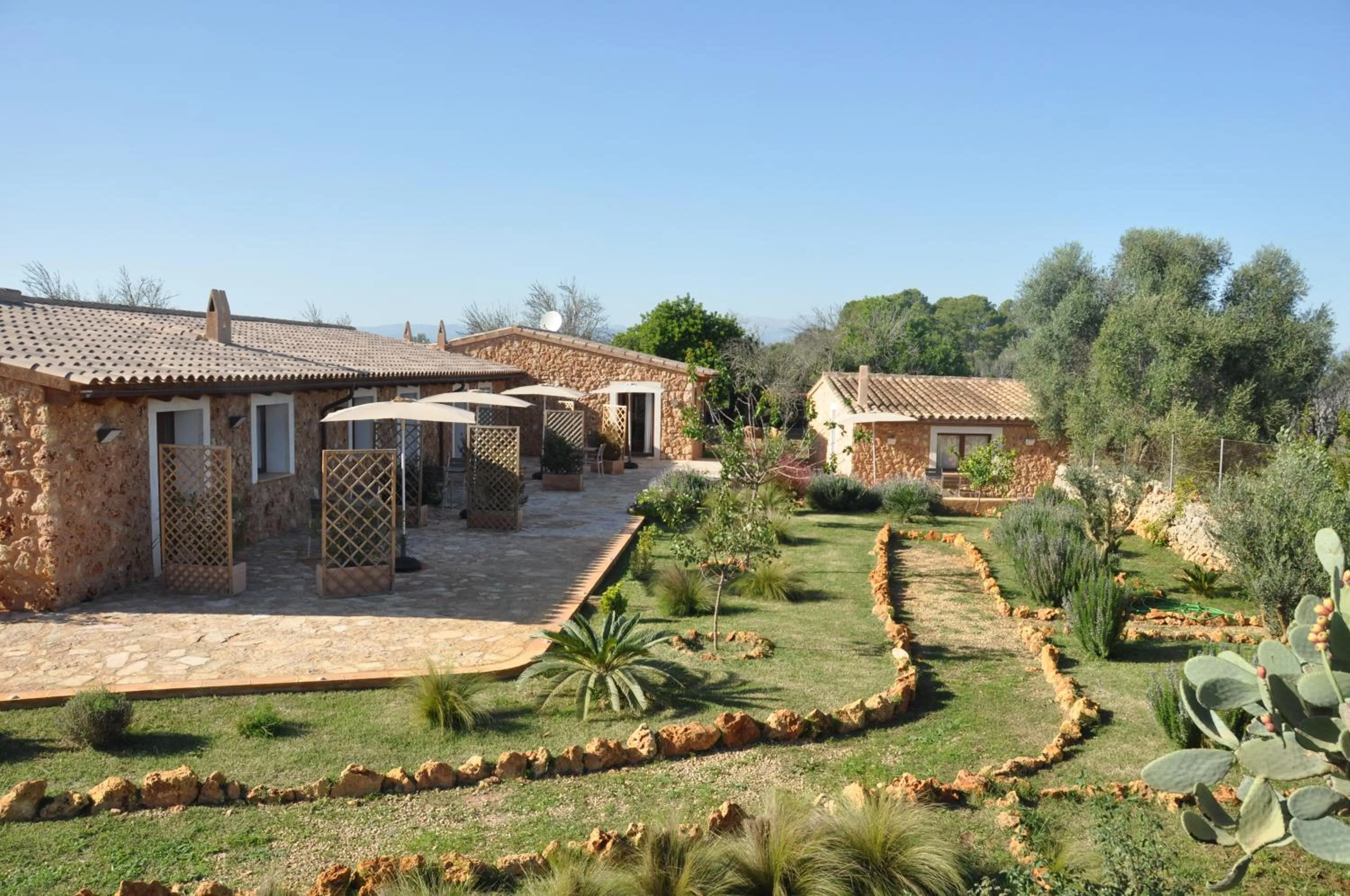 Garden view in Can Porretí Agroturisme