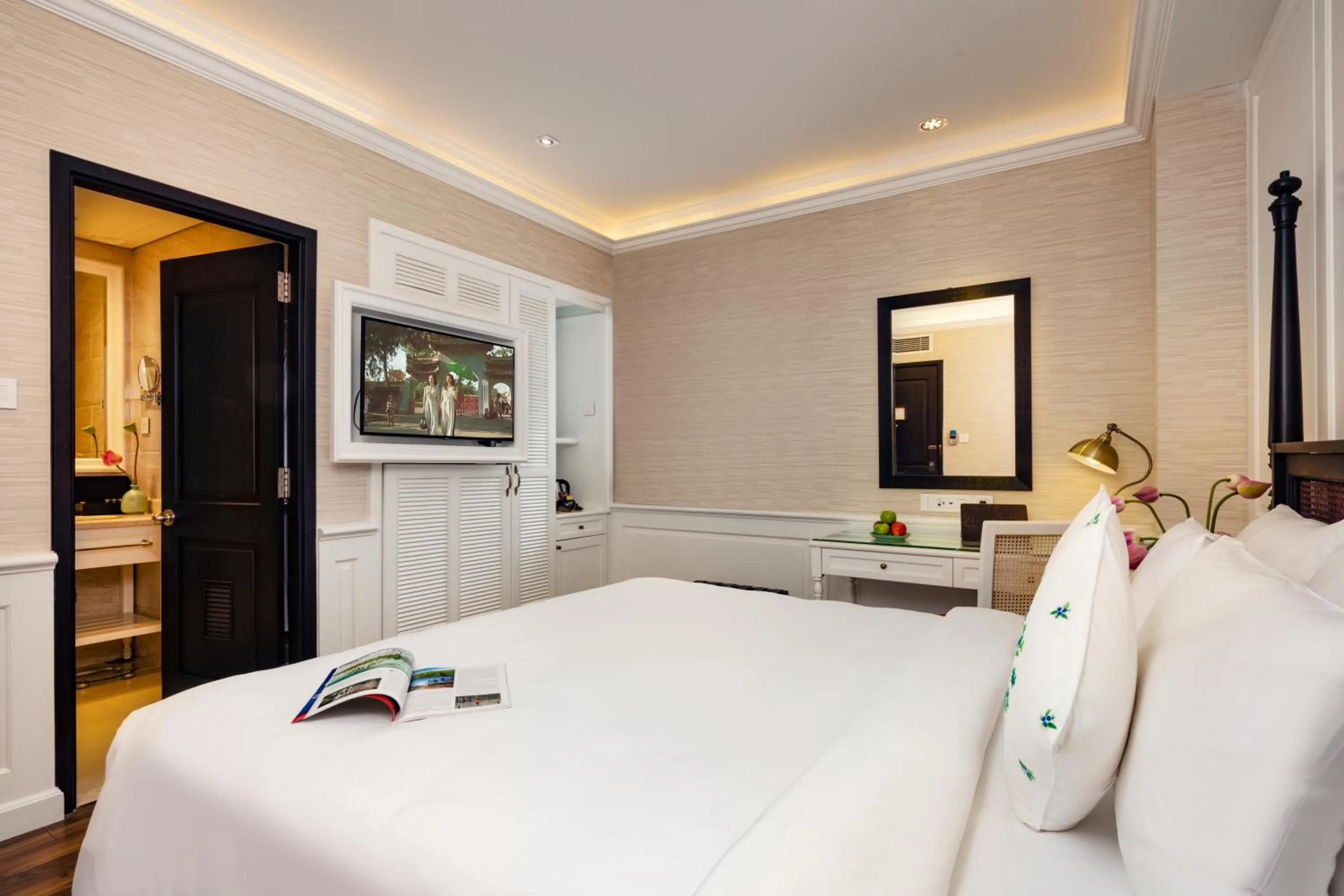 Bedroom, Bed in Alagon D'antique Hotel & Spa - Wellness Treatment Included