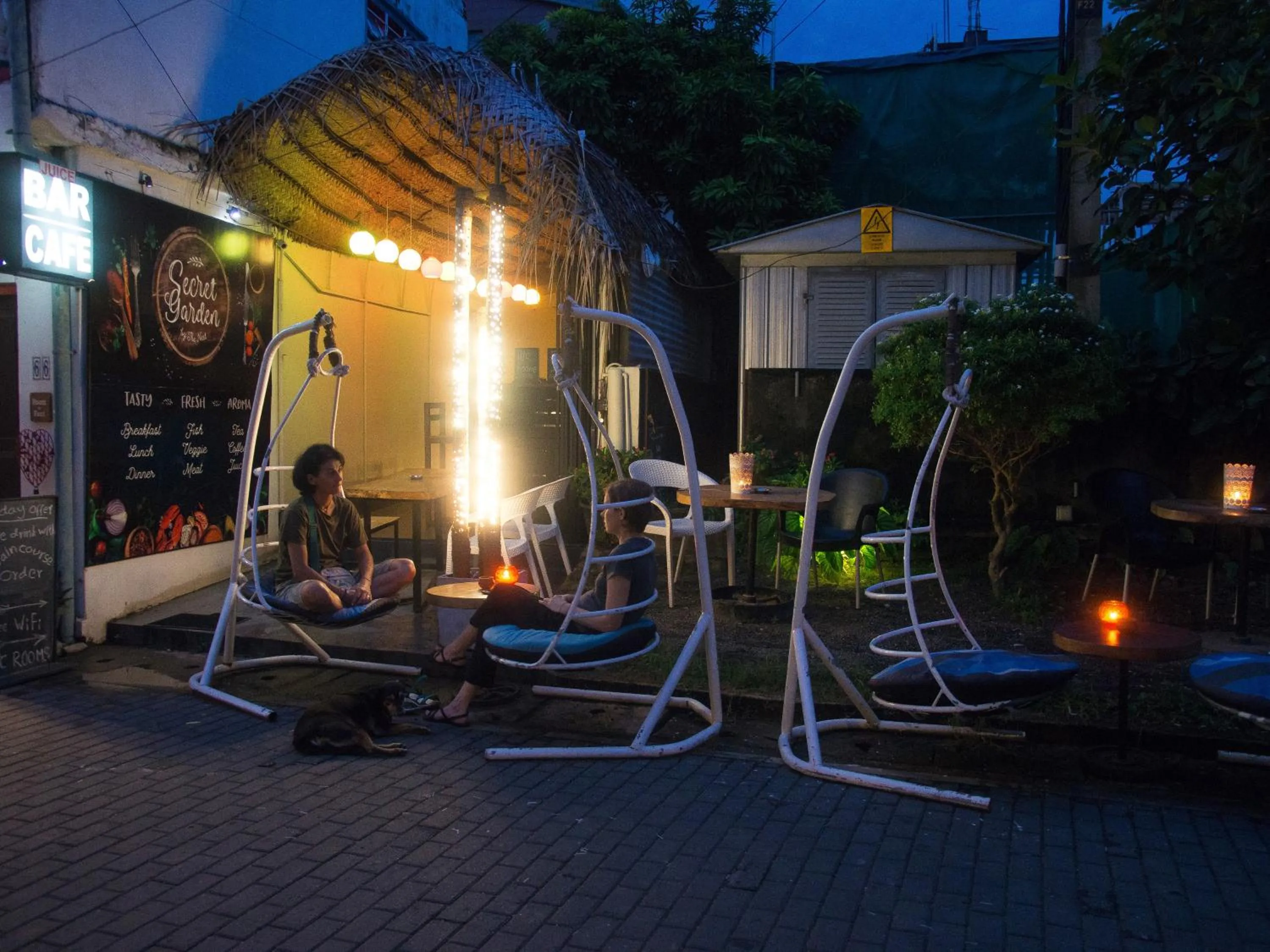Patio in Secret Garden Galle Fort