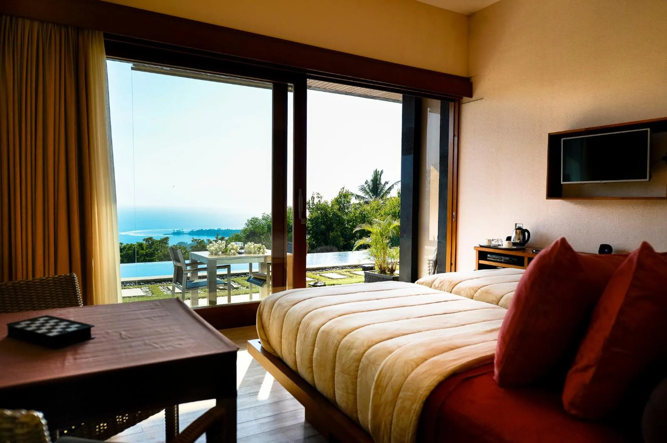 Bed in The Puncak Lombok