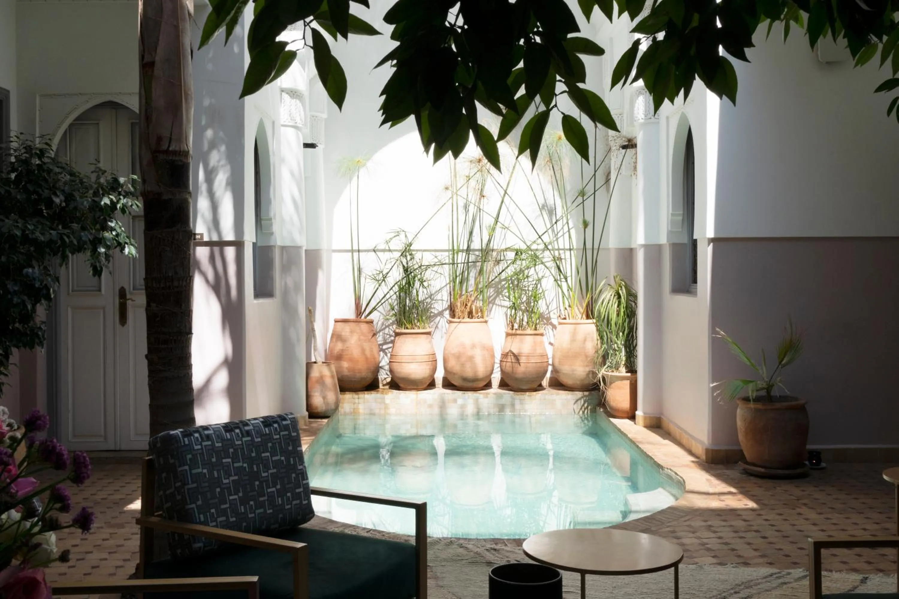 Patio in Riad Sashema