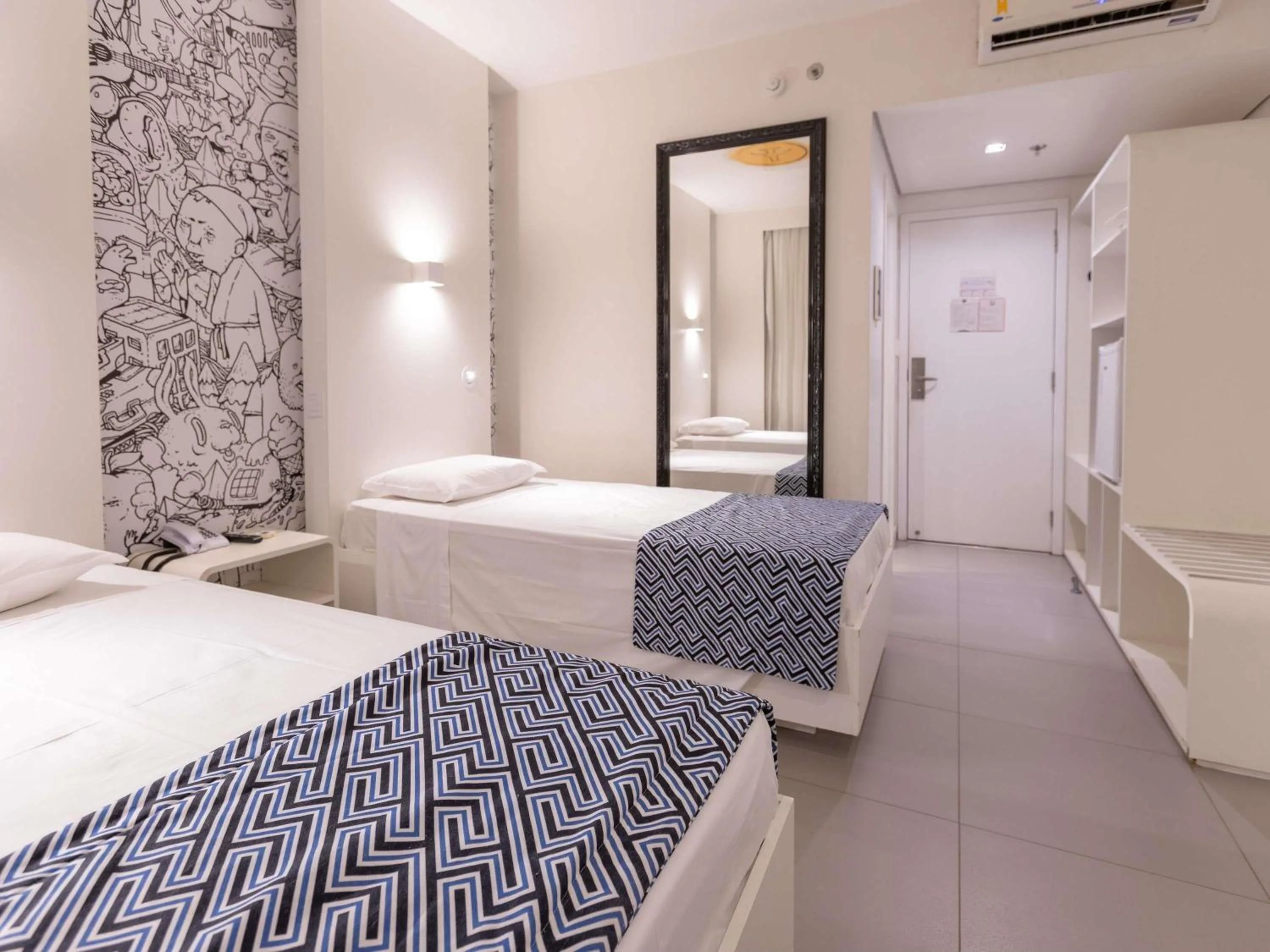 Bedroom, Bed in ibis Styles Boa Vista