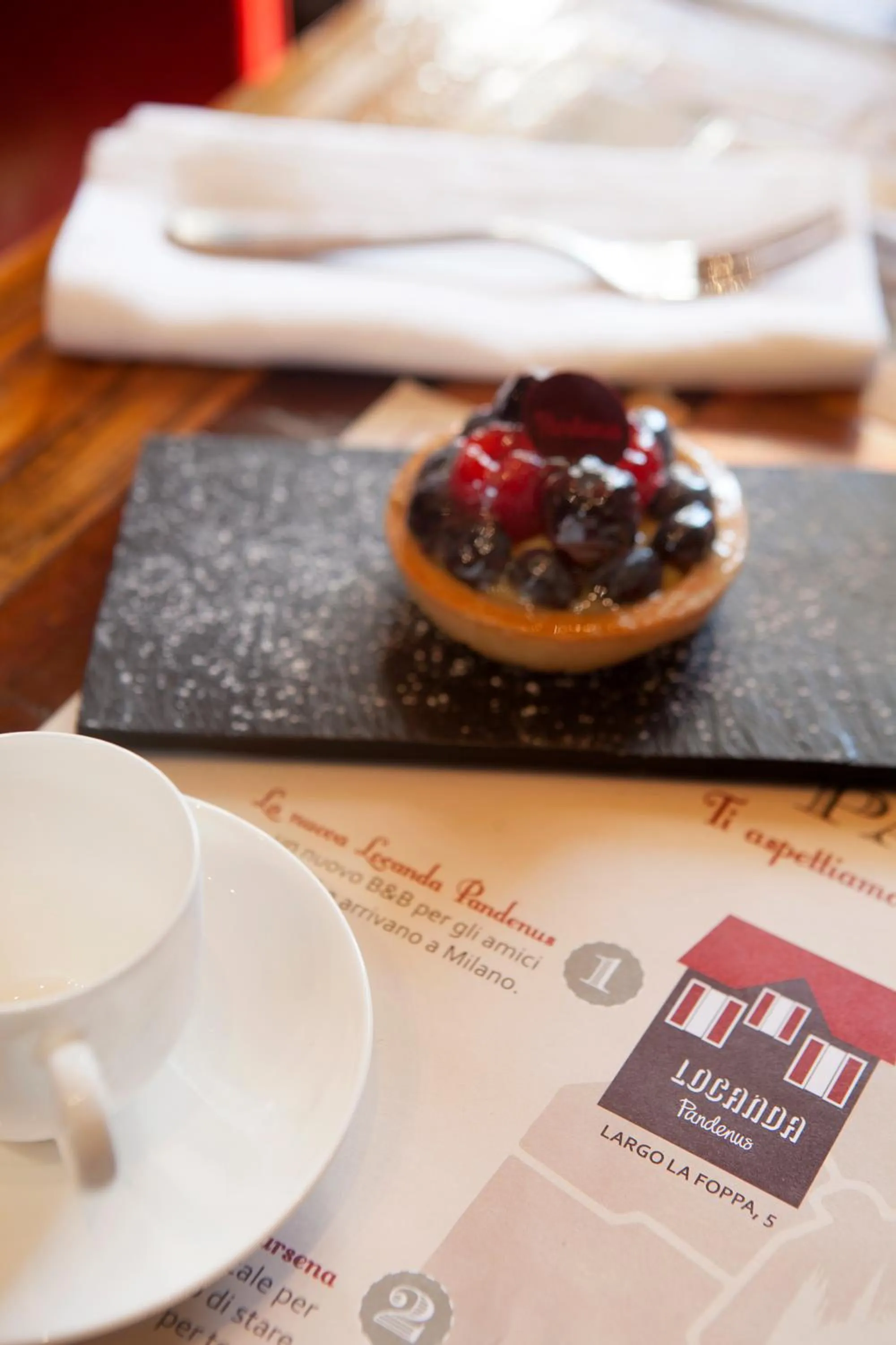 Italian breakfast in Pandenus rooms