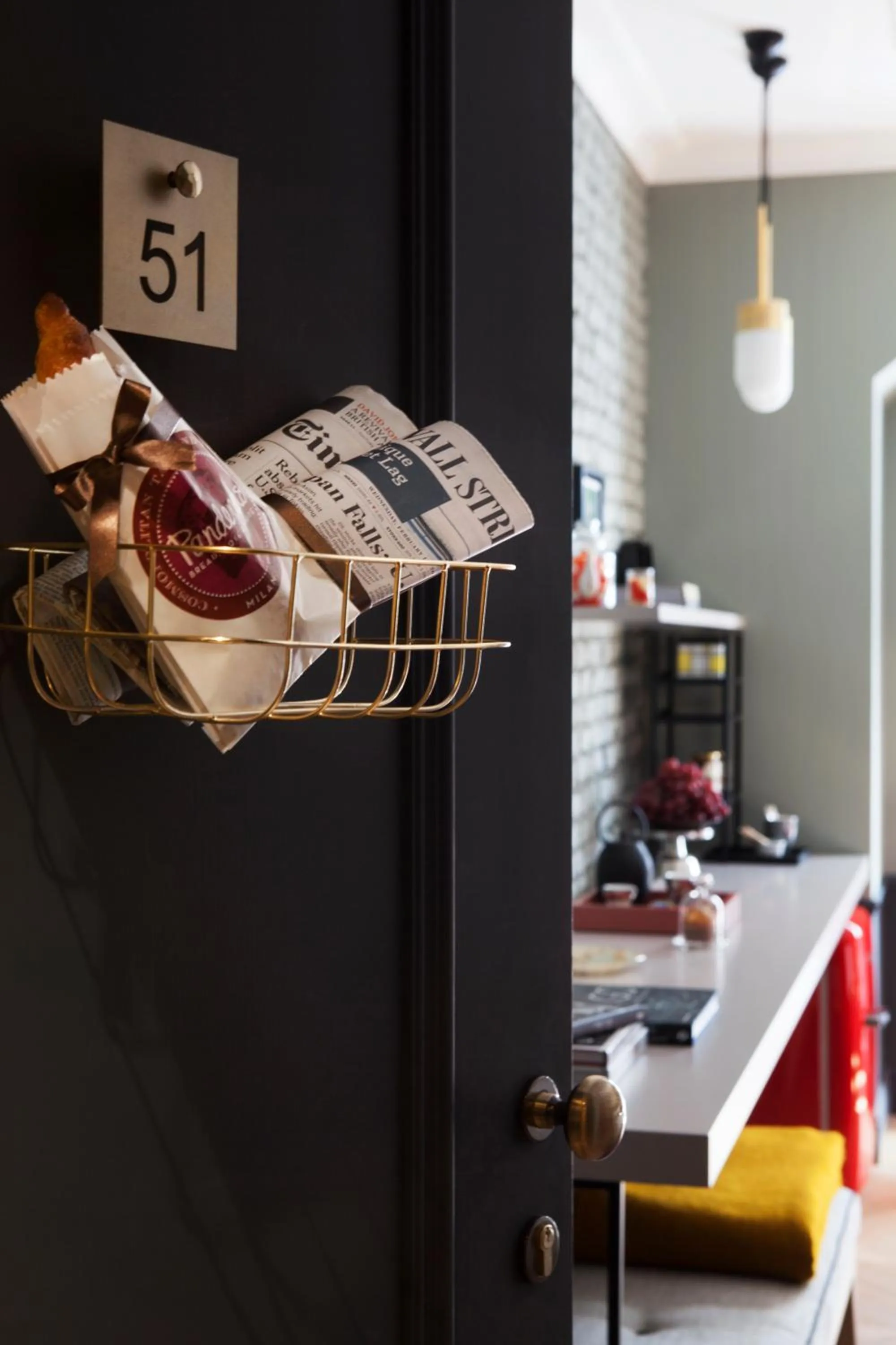 Decorative detail in Pandenus rooms