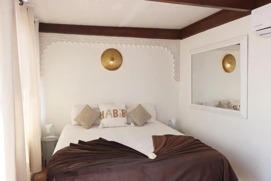 Bed in Riad Morocco Sky