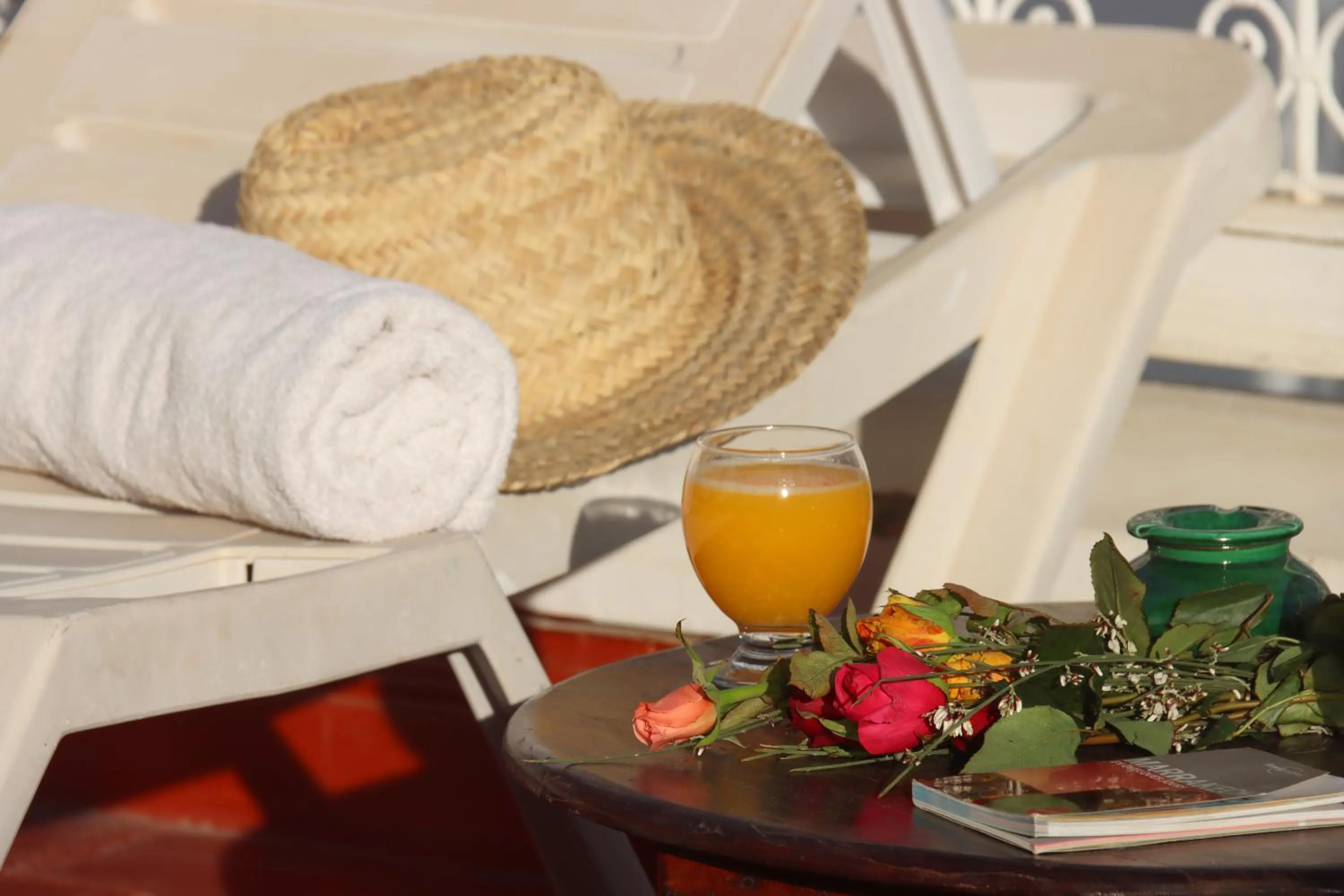 Balcony/Terrace in Riad Morocco Sky