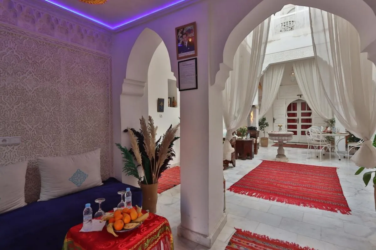 Living room in Riad Morocco Sky