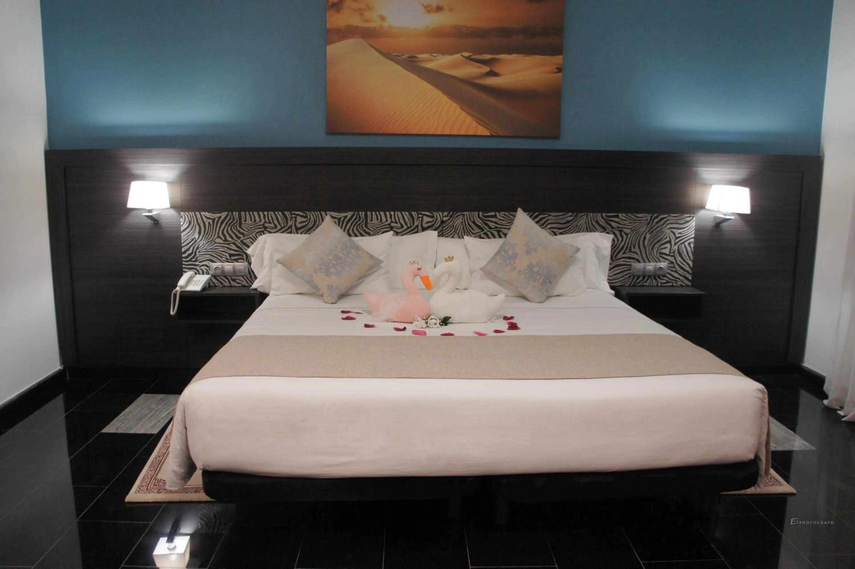 Bed in Hotel Tasiast