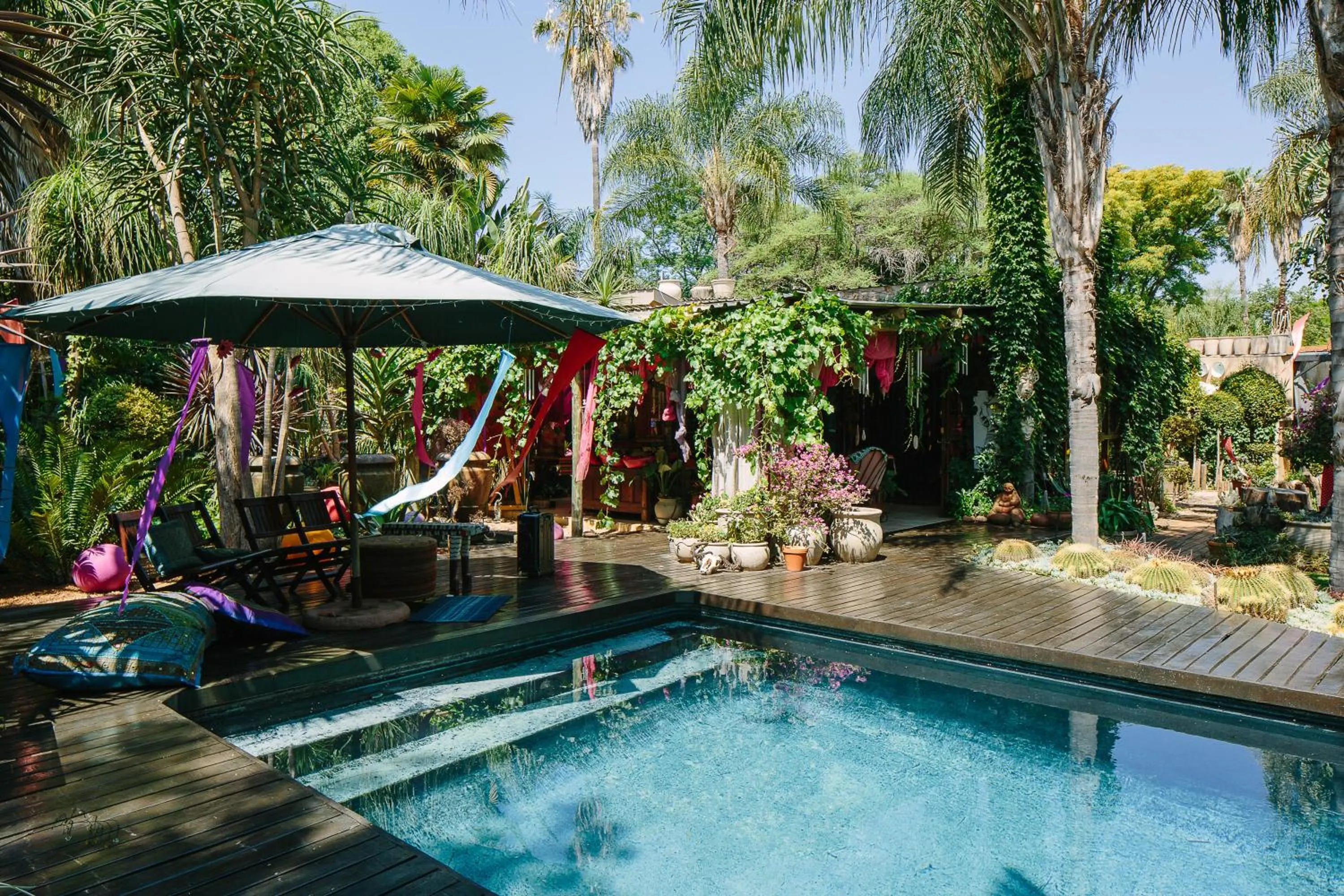 Swimming pool in The Art Guesthouse