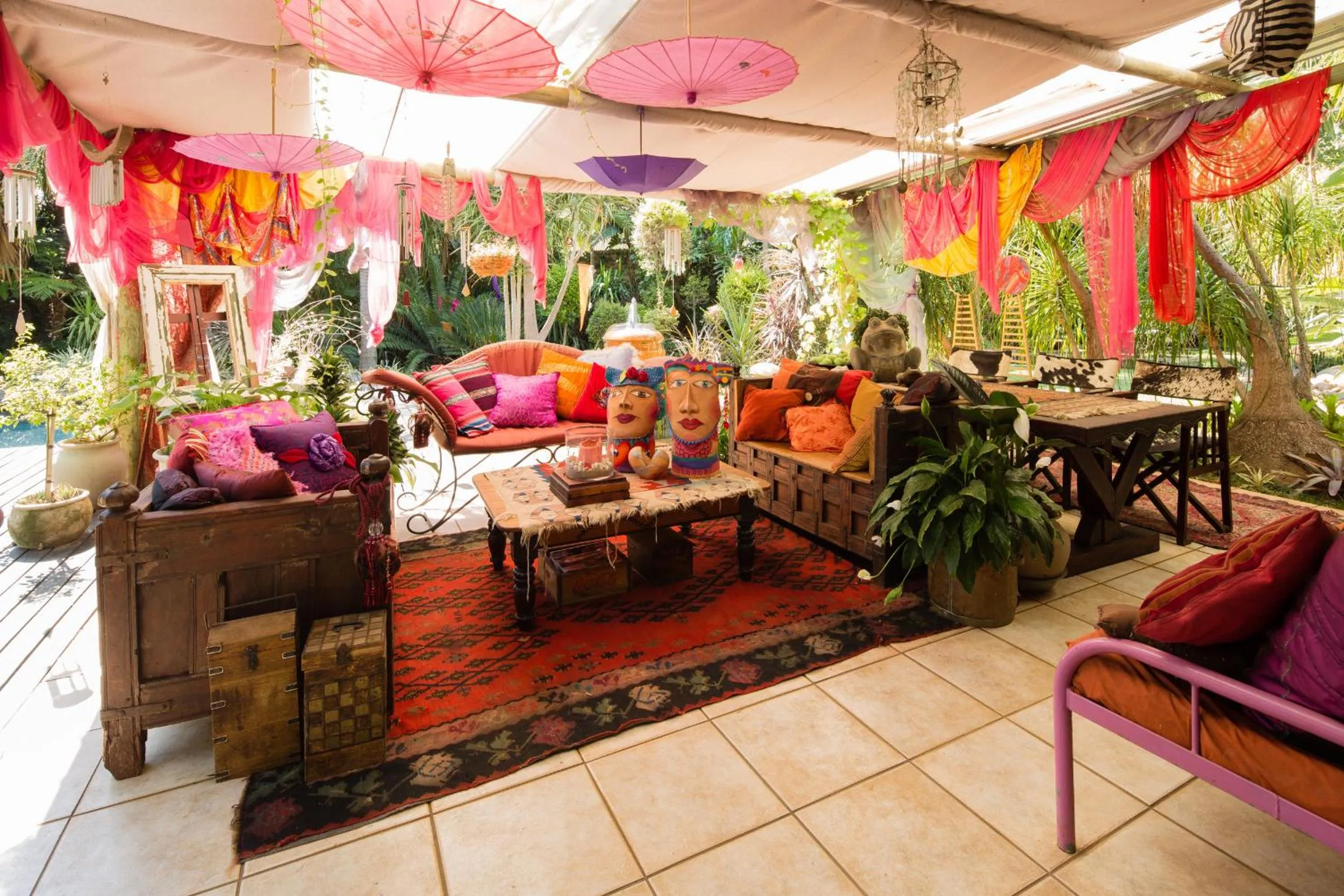 Patio in The Art Guesthouse