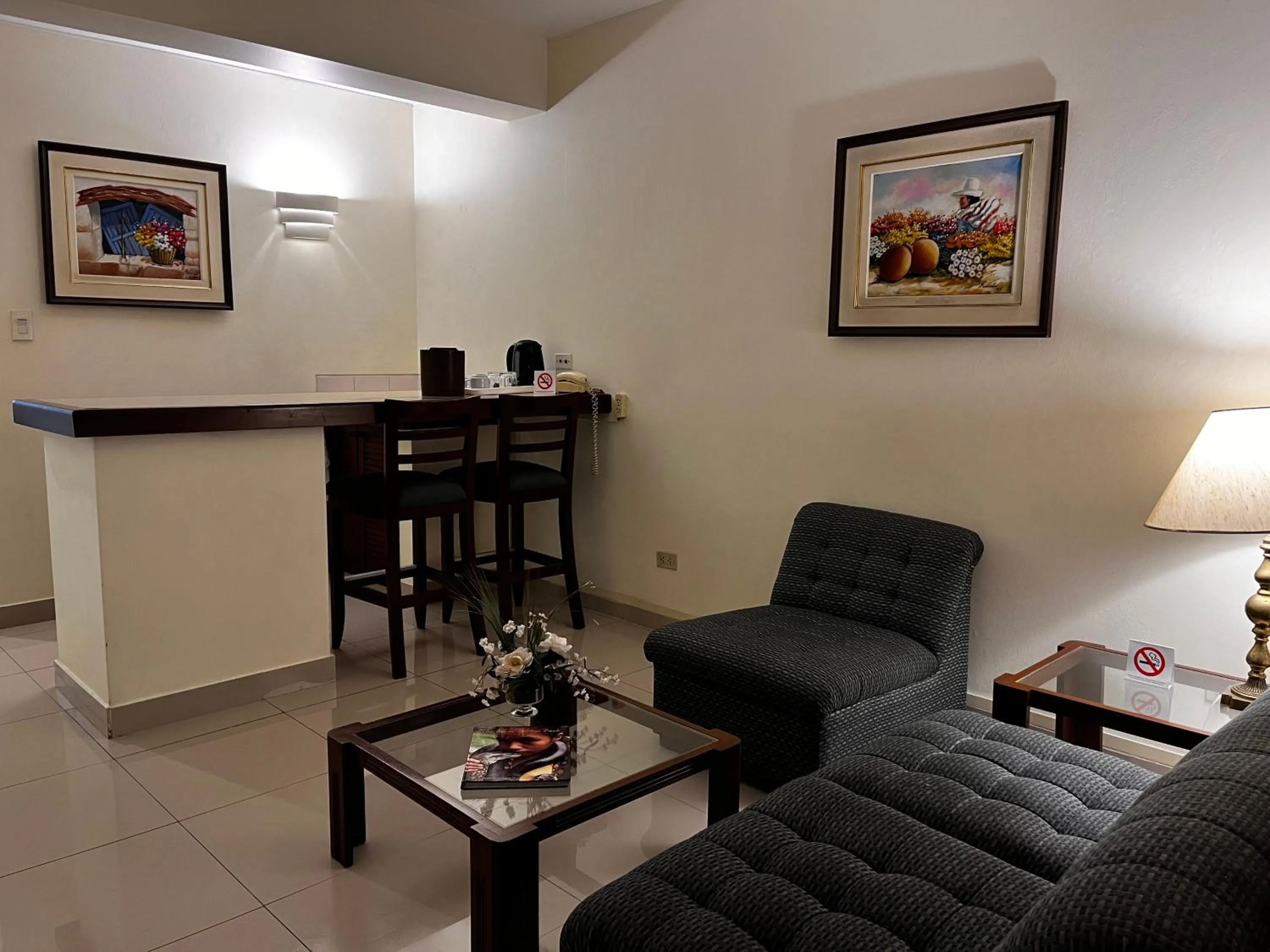 Living room in Hotel Boulevard