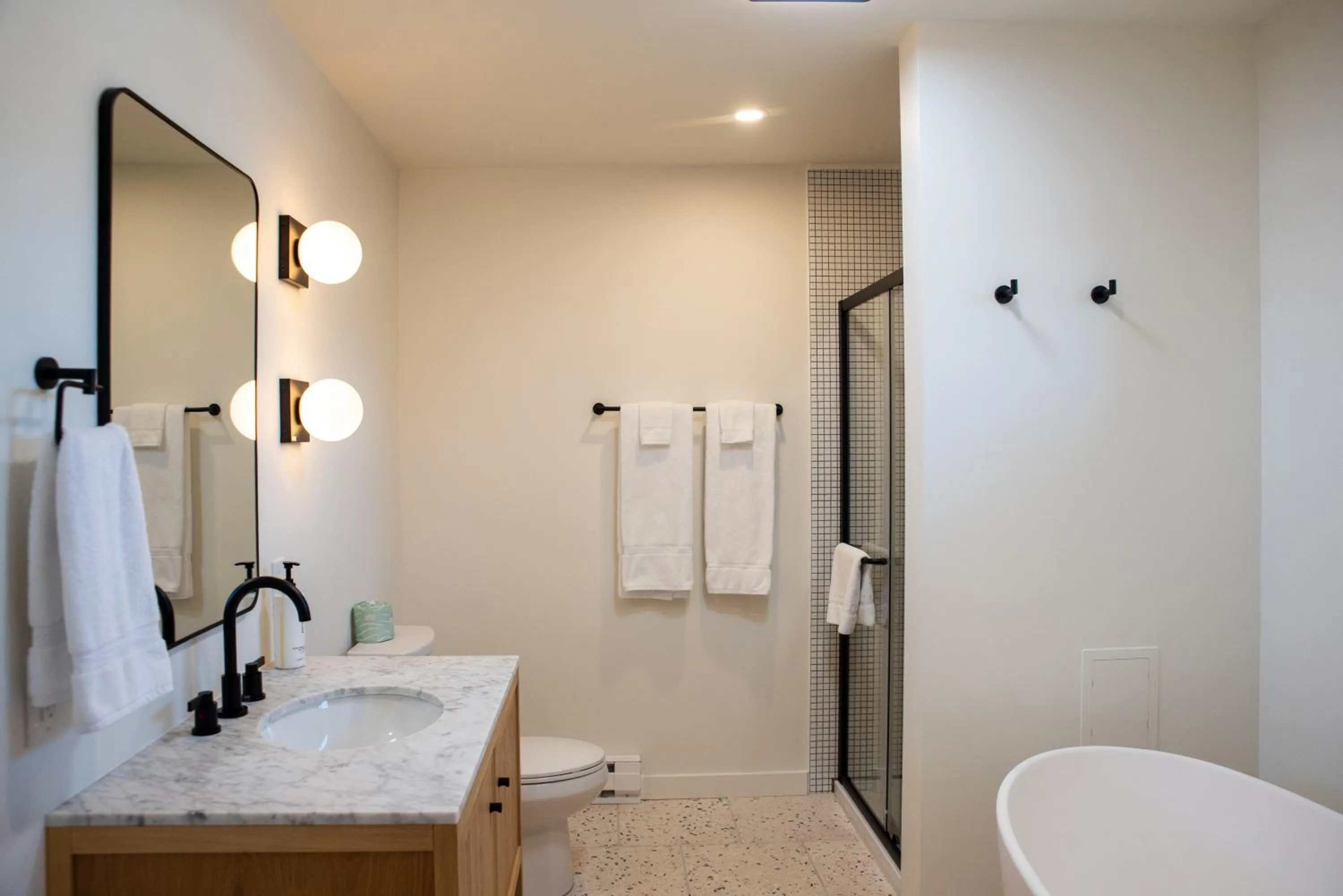 Bathroom in Adirondack Spruce Lodge