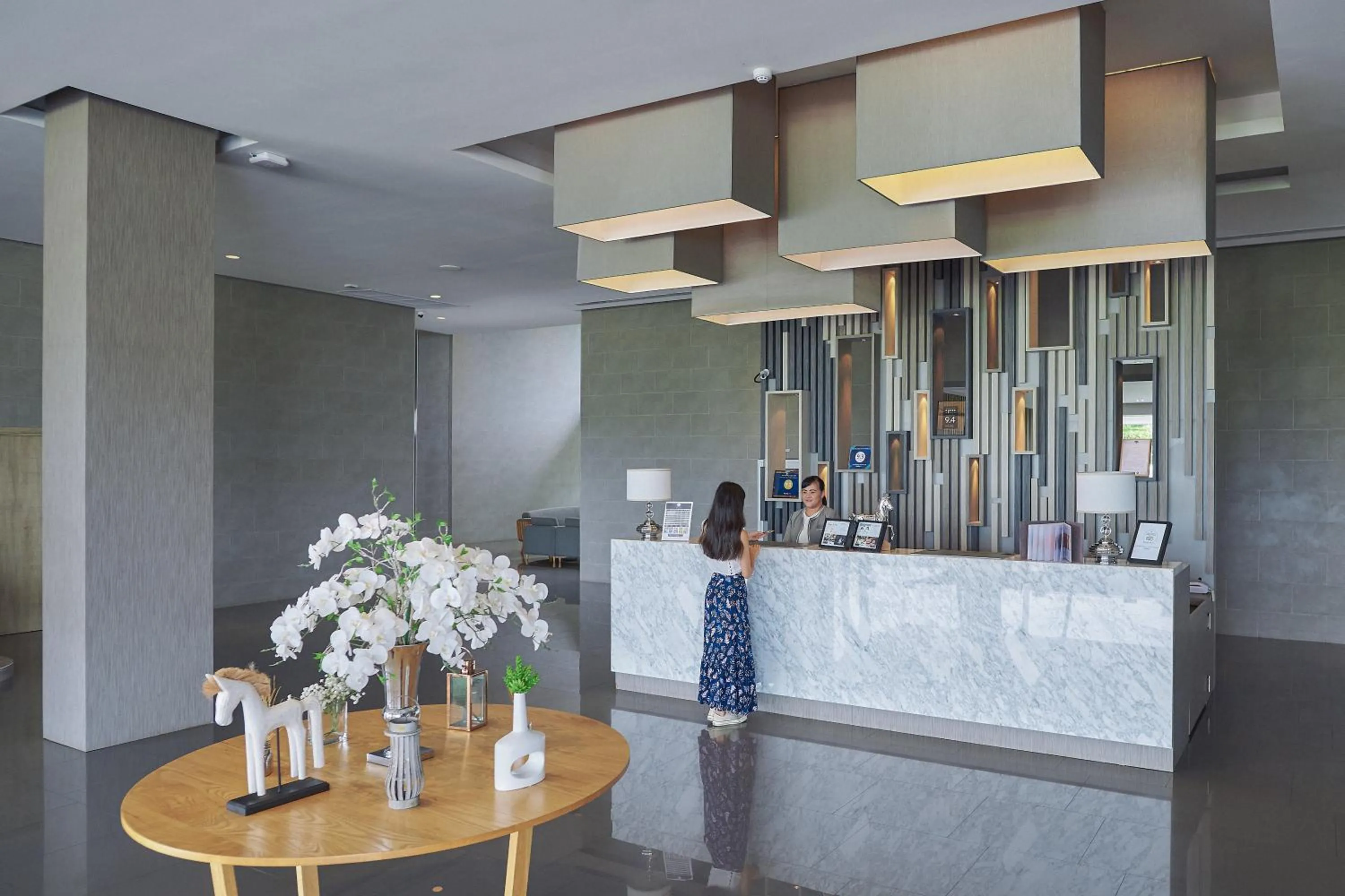 Lobby or reception in Serenity Hotel and Spa Kabinburi