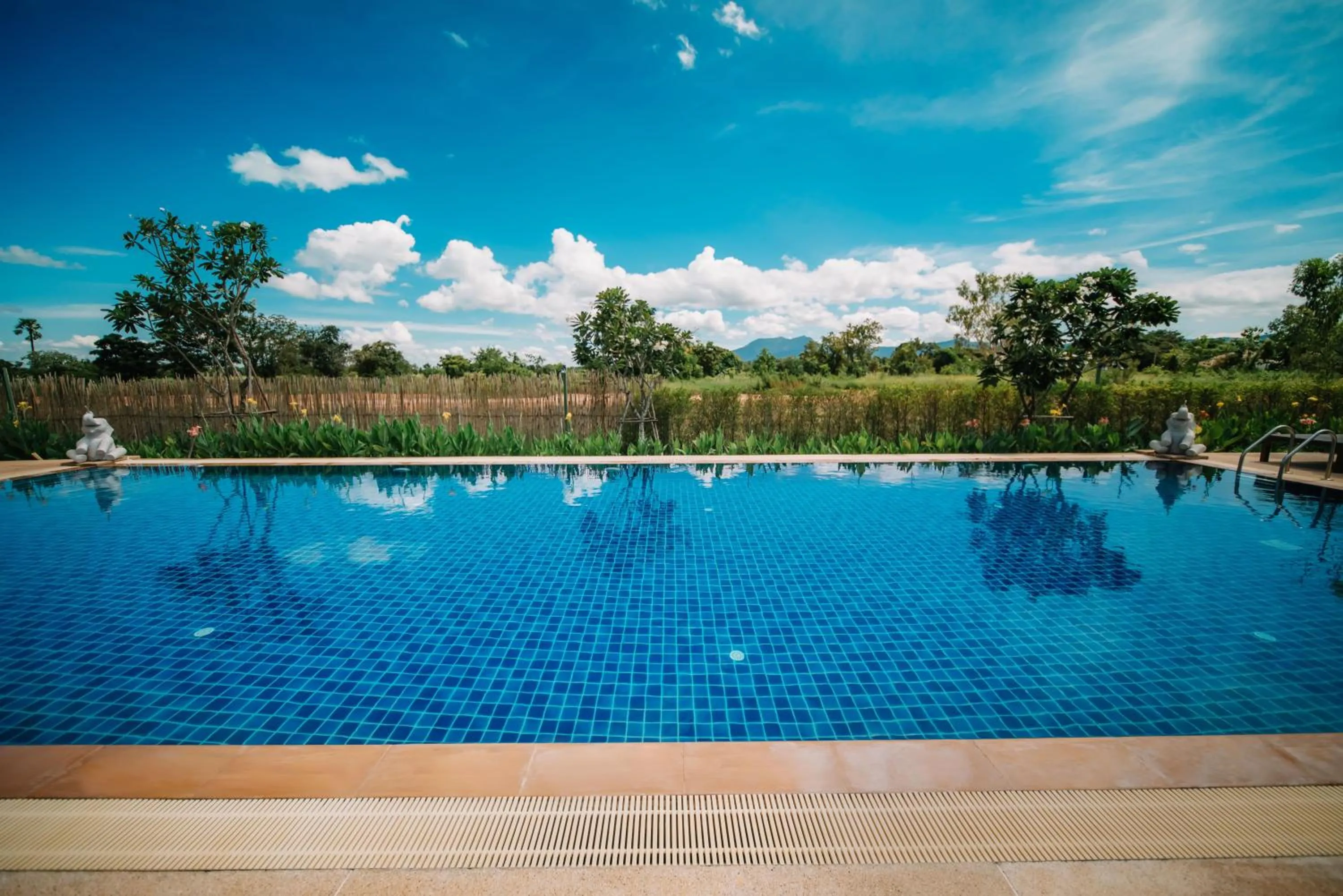 Pool view in Sawasdee Sukhothai Resort