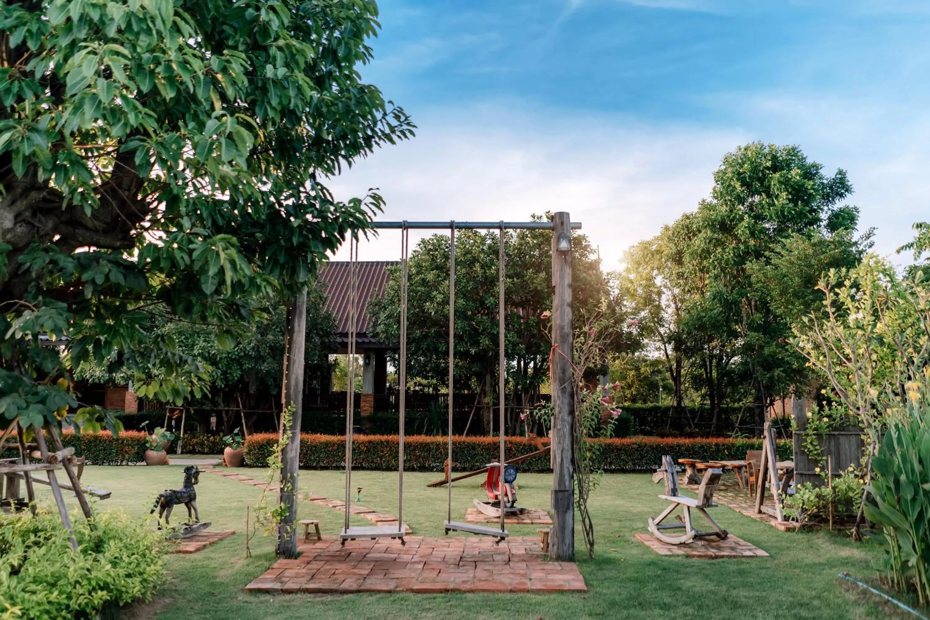 Children play ground in Sawasdee Sukhothai Resort