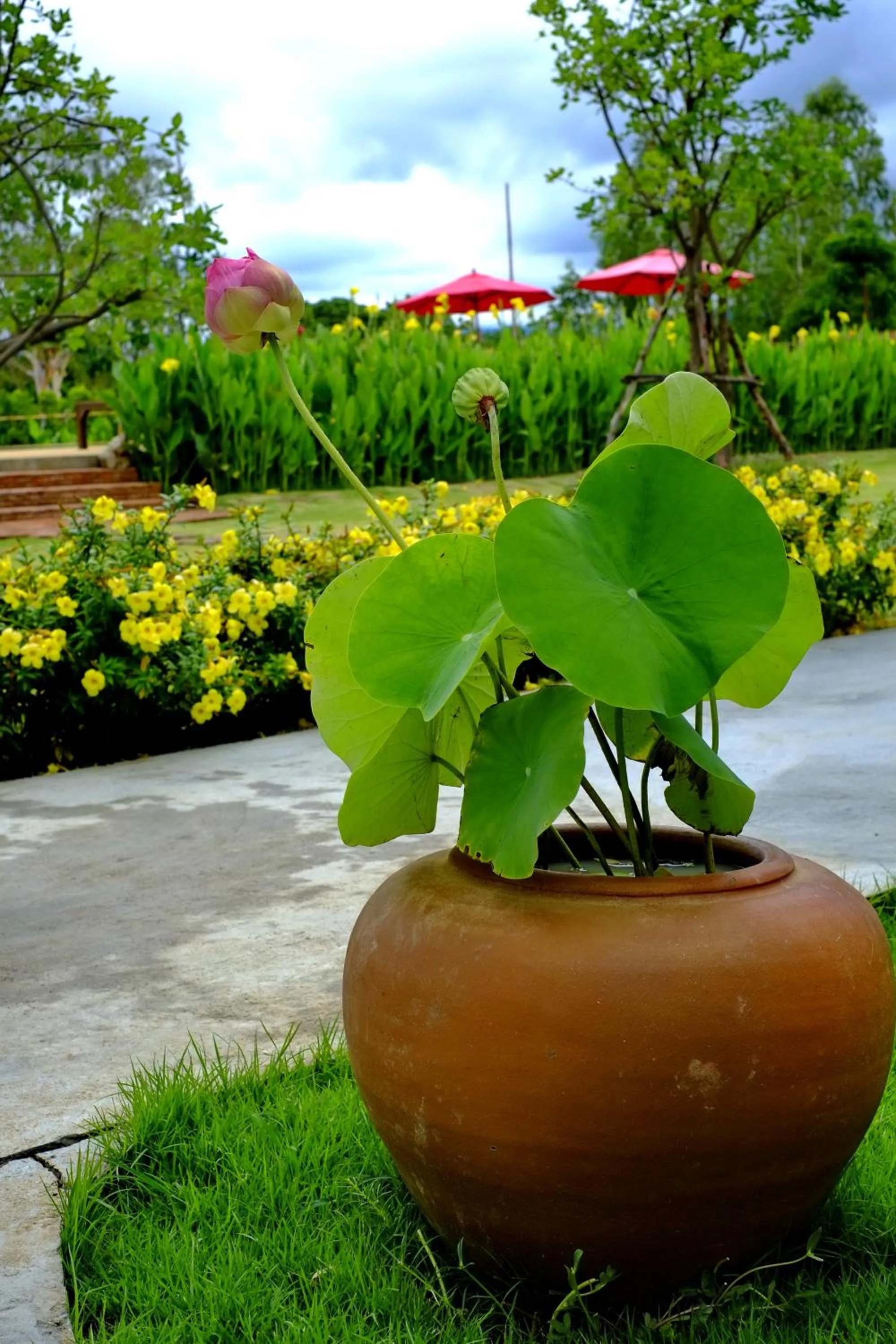 Decorative detail in Sawasdee Sukhothai Resort