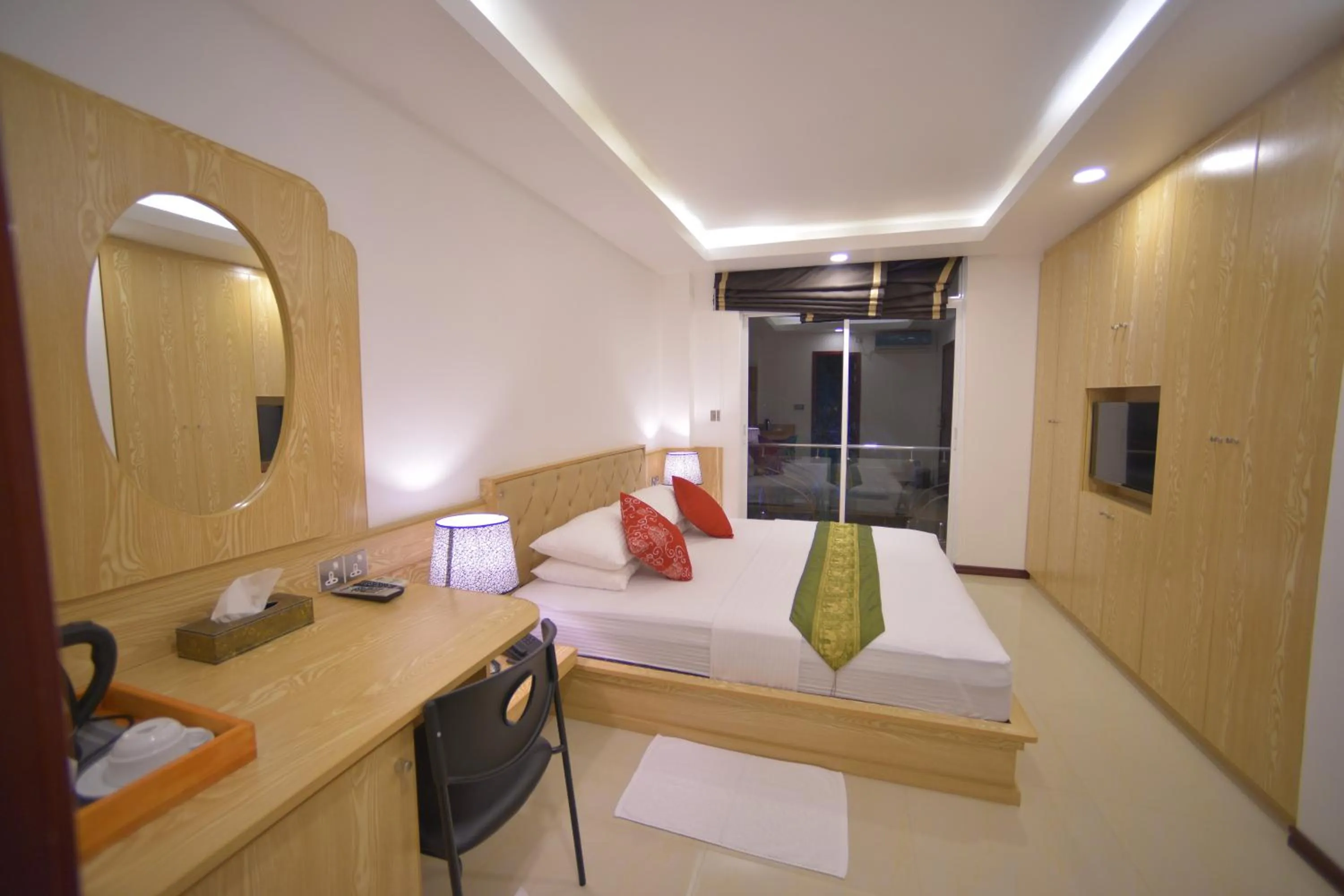 Bedroom, Bed in Hathaa Beach Maldives
