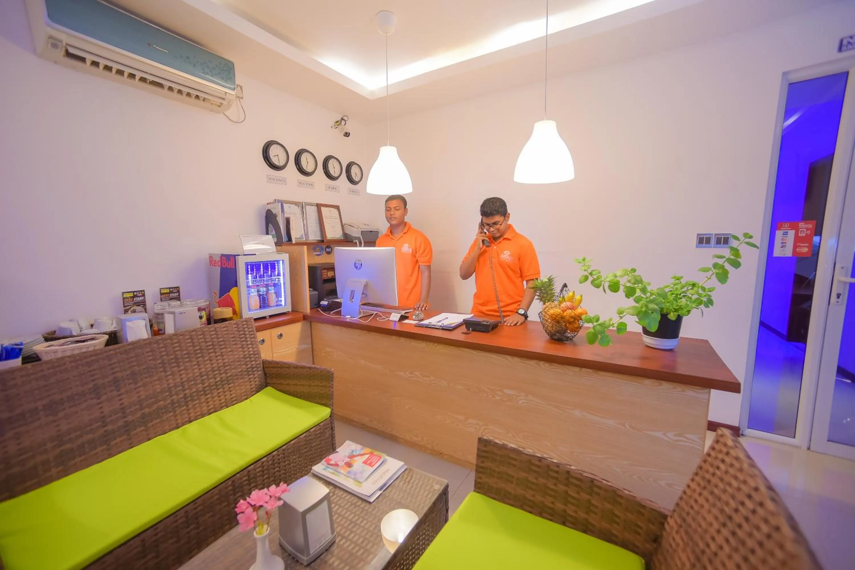 Lobby or reception in Hathaa Beach Maldives